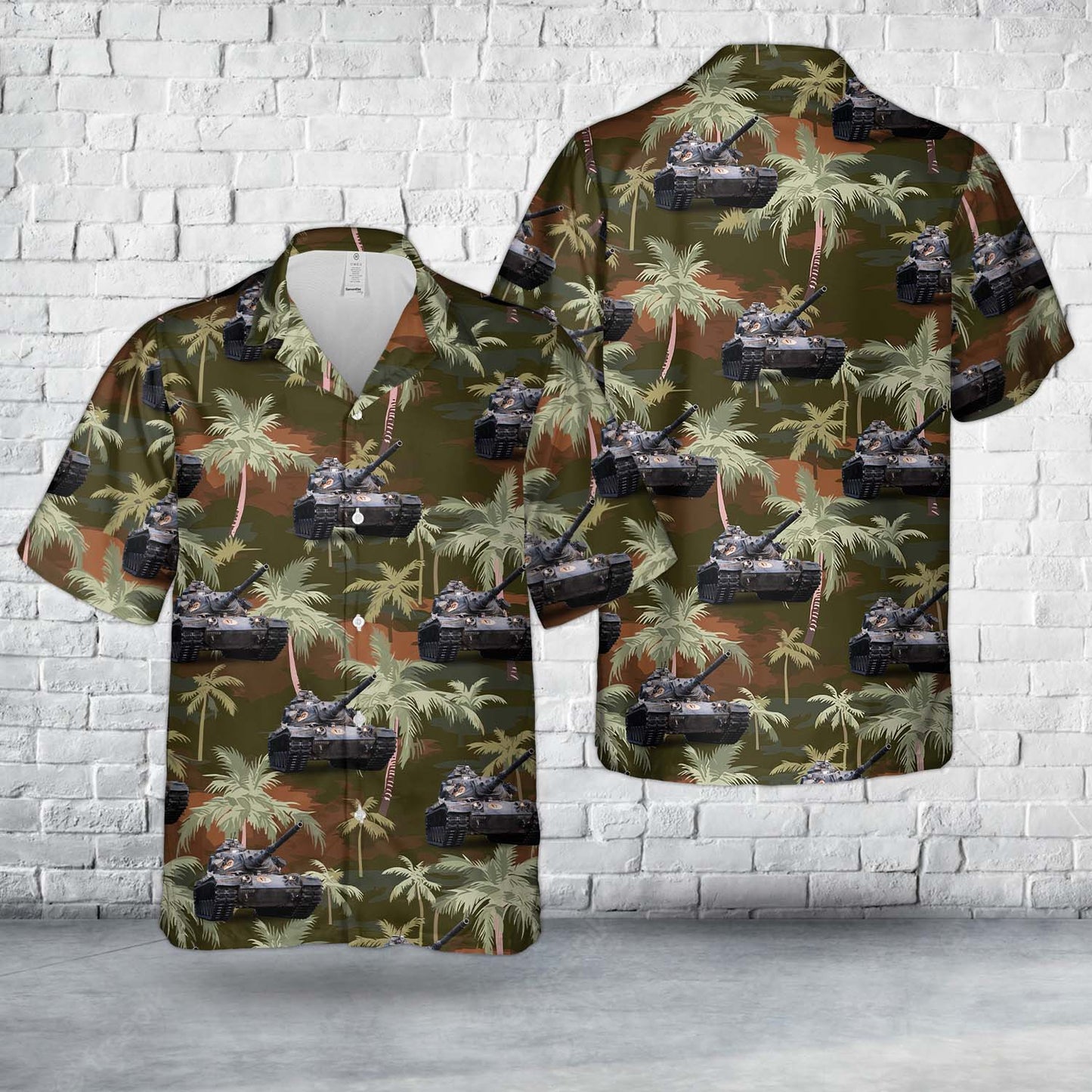 US Army M60A3 of 3rd Battalion, 32nd Armor Hawaiian Shirt