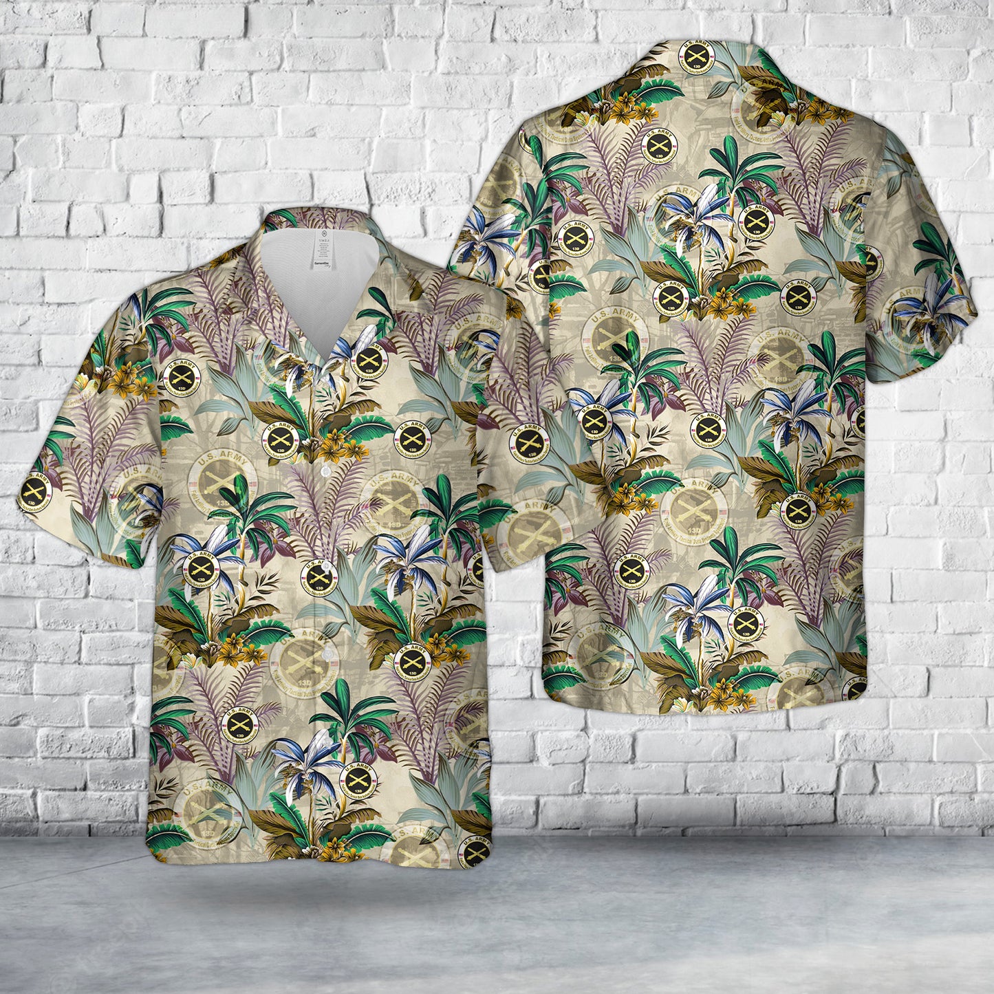 US Army MOS 13D Field Artillery Tactical Data Systems Specialis Hawaiian Shirt