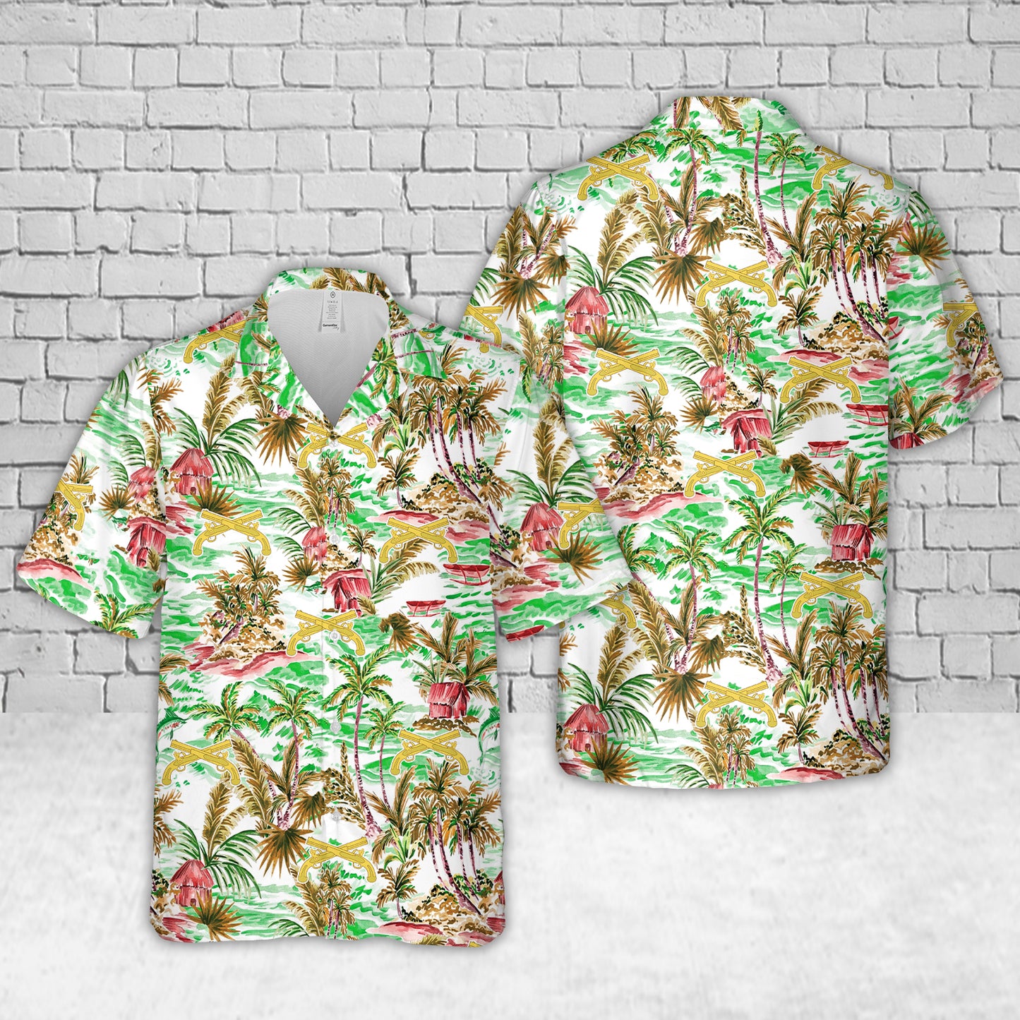 US Army Military Police Corps (USAMPC) Branch insignia Hawaiian Shirt