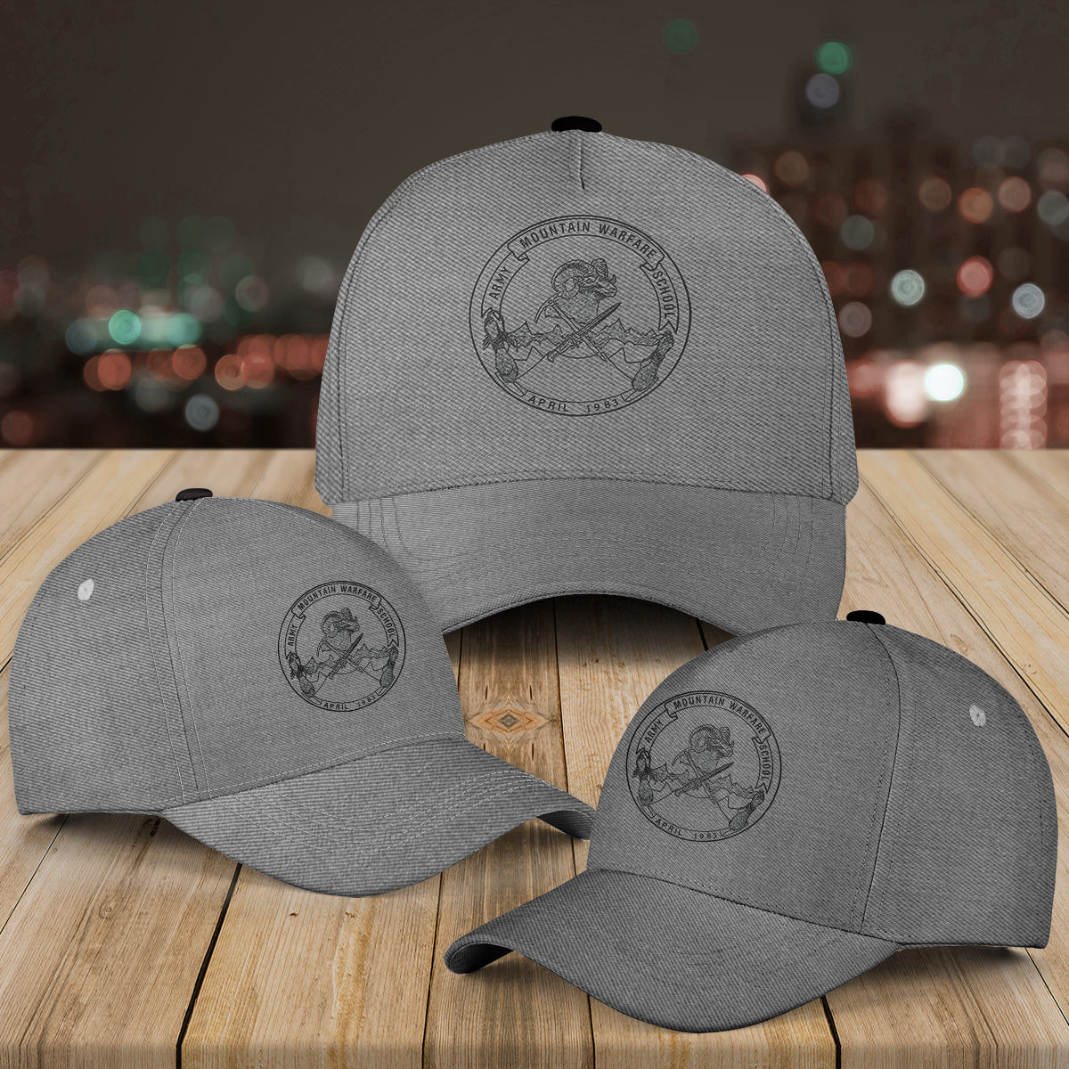 US Army Mountain Warfare School (AMWS) Baseball Cap