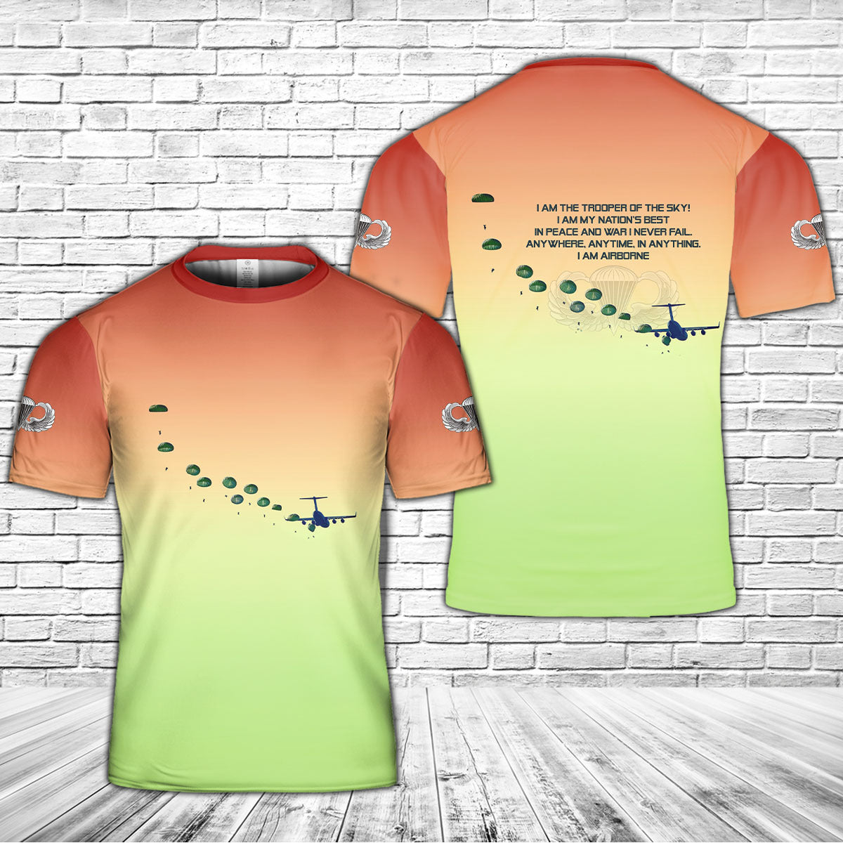 US Army National Airborne Day 3D T-Shirt