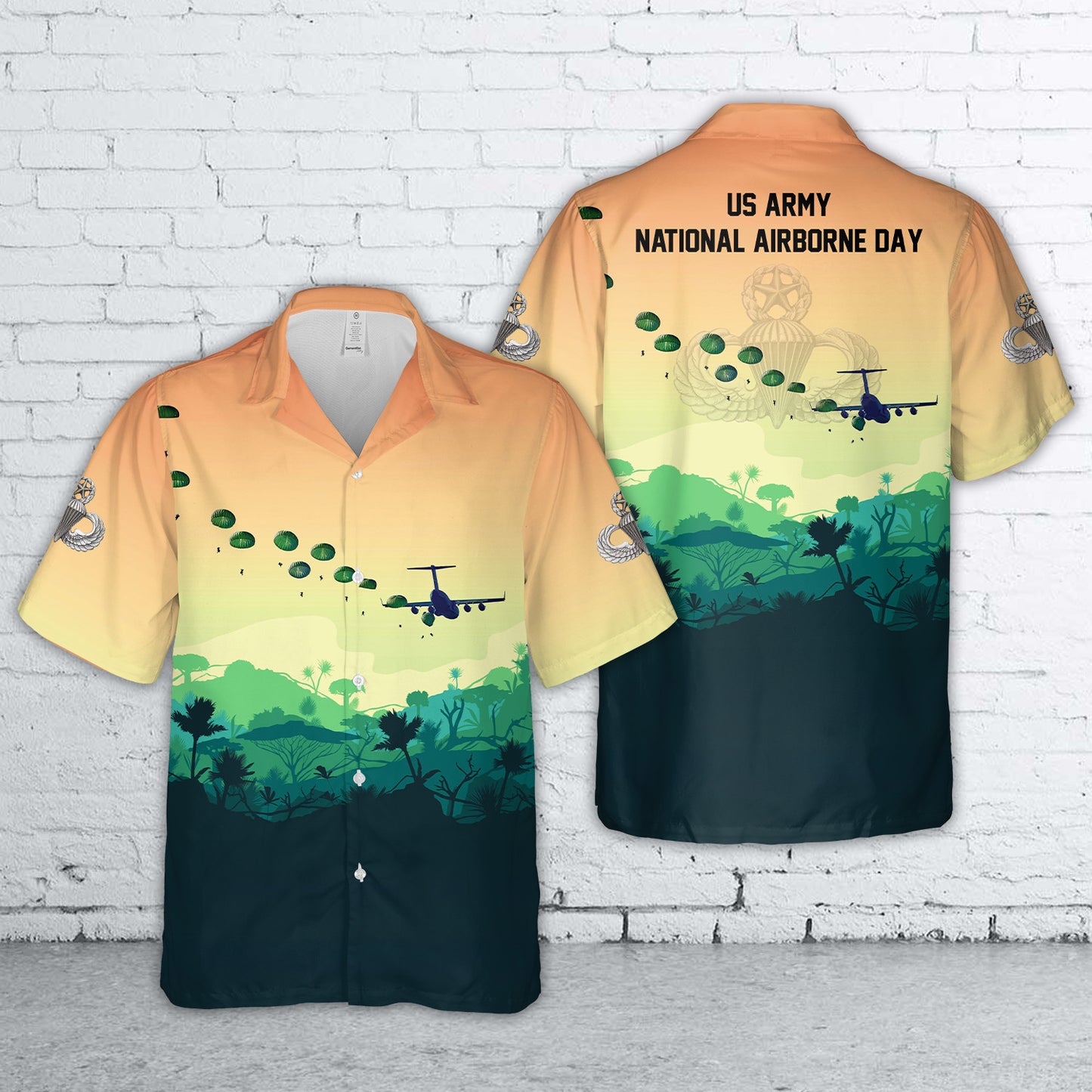 US Army National Airborne Day Hawaiian Shirt