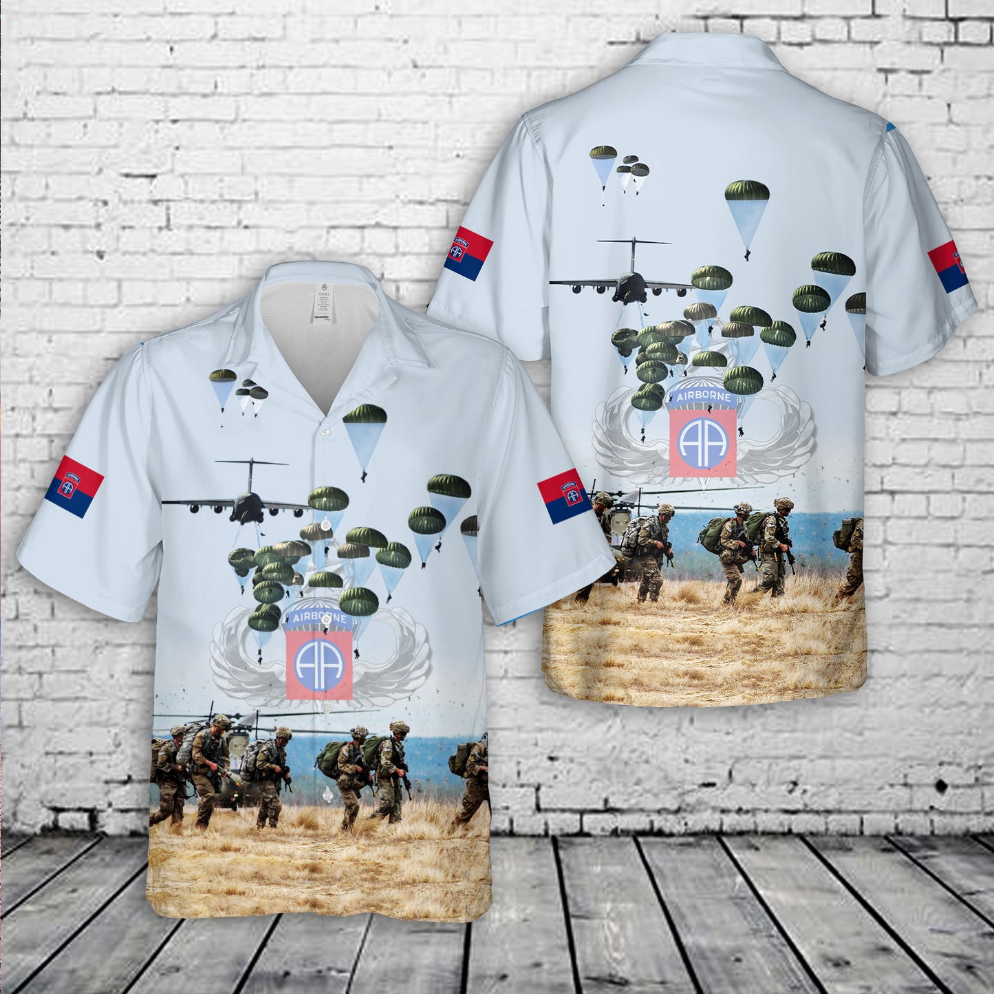 US Army National Airborne Day, 82nd Airborne Division Hawaiian Shirt