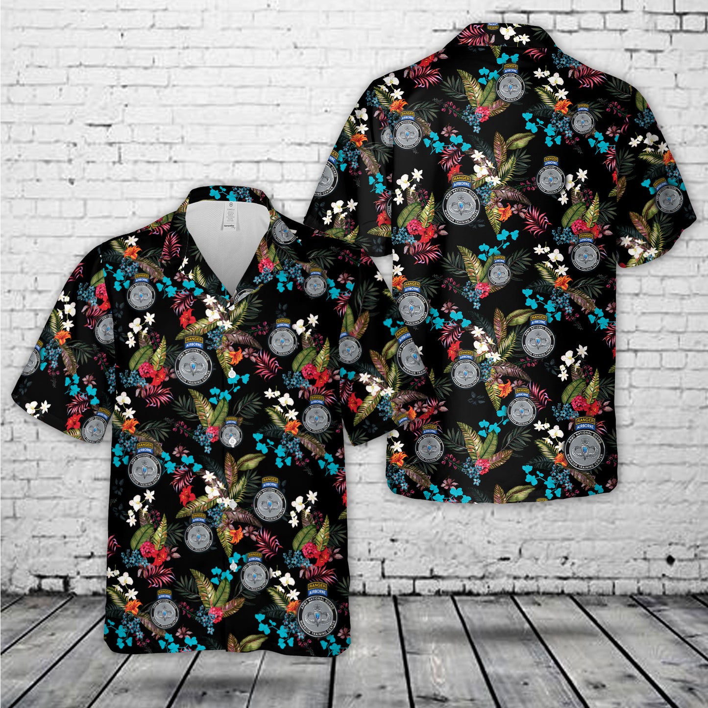 US Army National Guard Warrrior Training Center Hawaiian Shirt