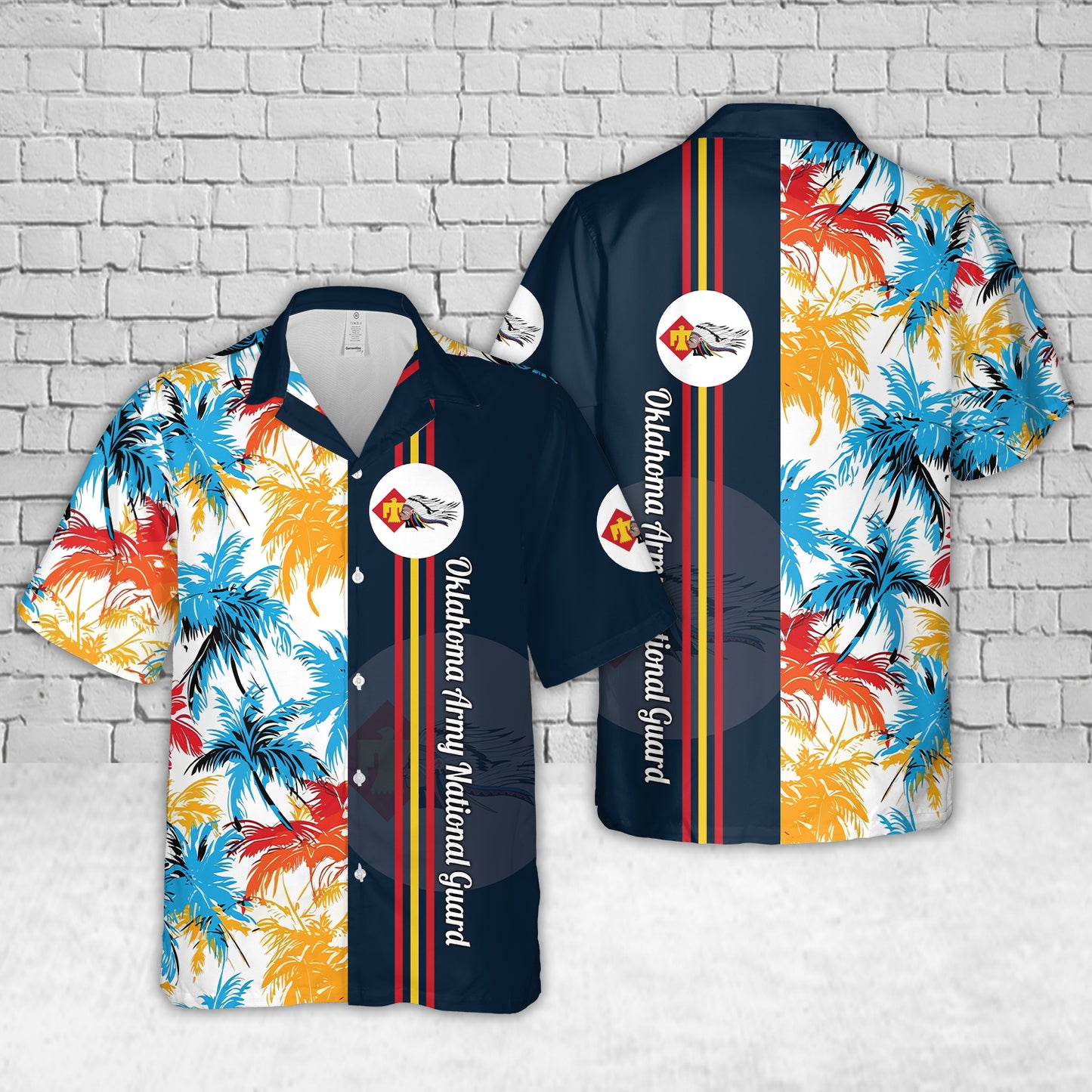 US Army Oklahoma Army National Guard Hawaiian Shirt