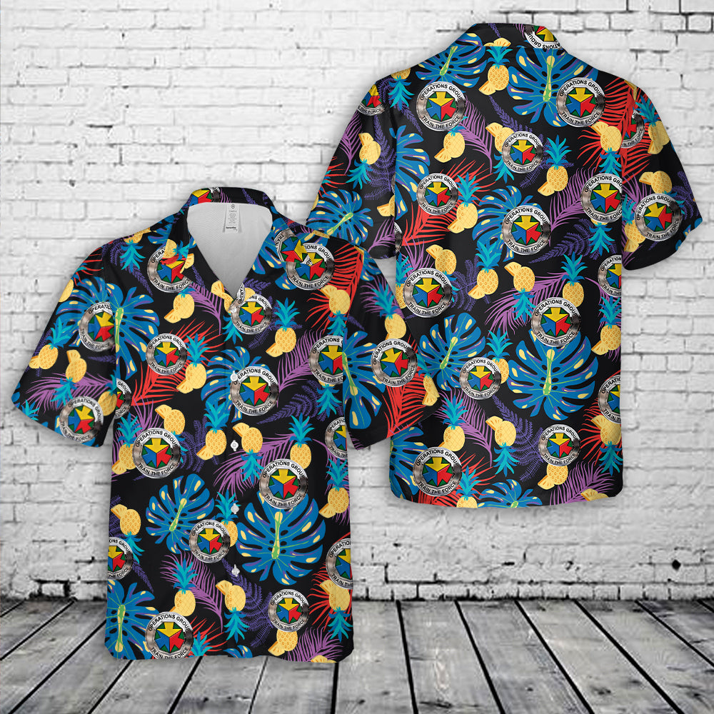 US Army Operations Group National Training Center Fort Irwin Hawaiian Shirt