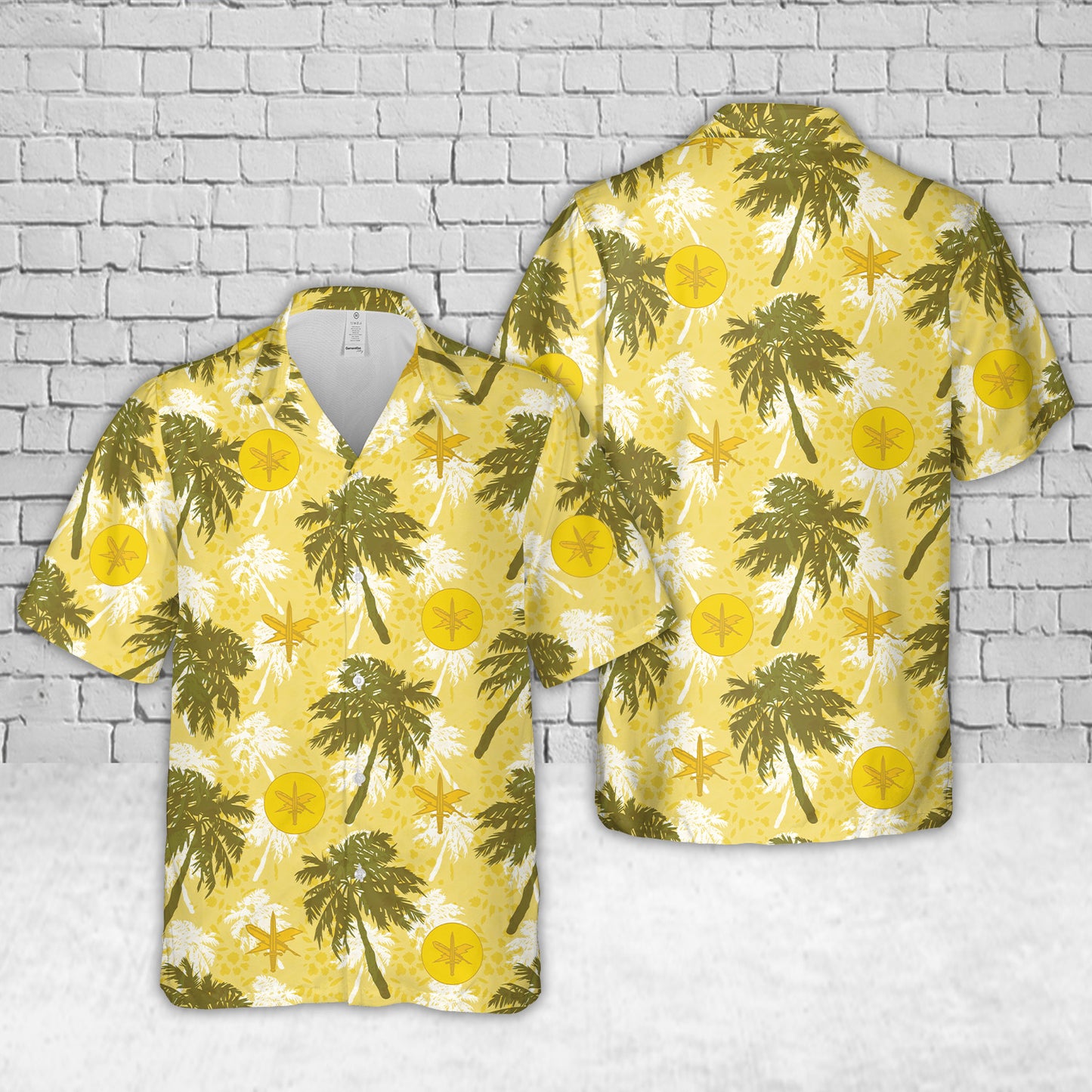 US Army Public Affairs Branch Insignia Hawaiian Shirt