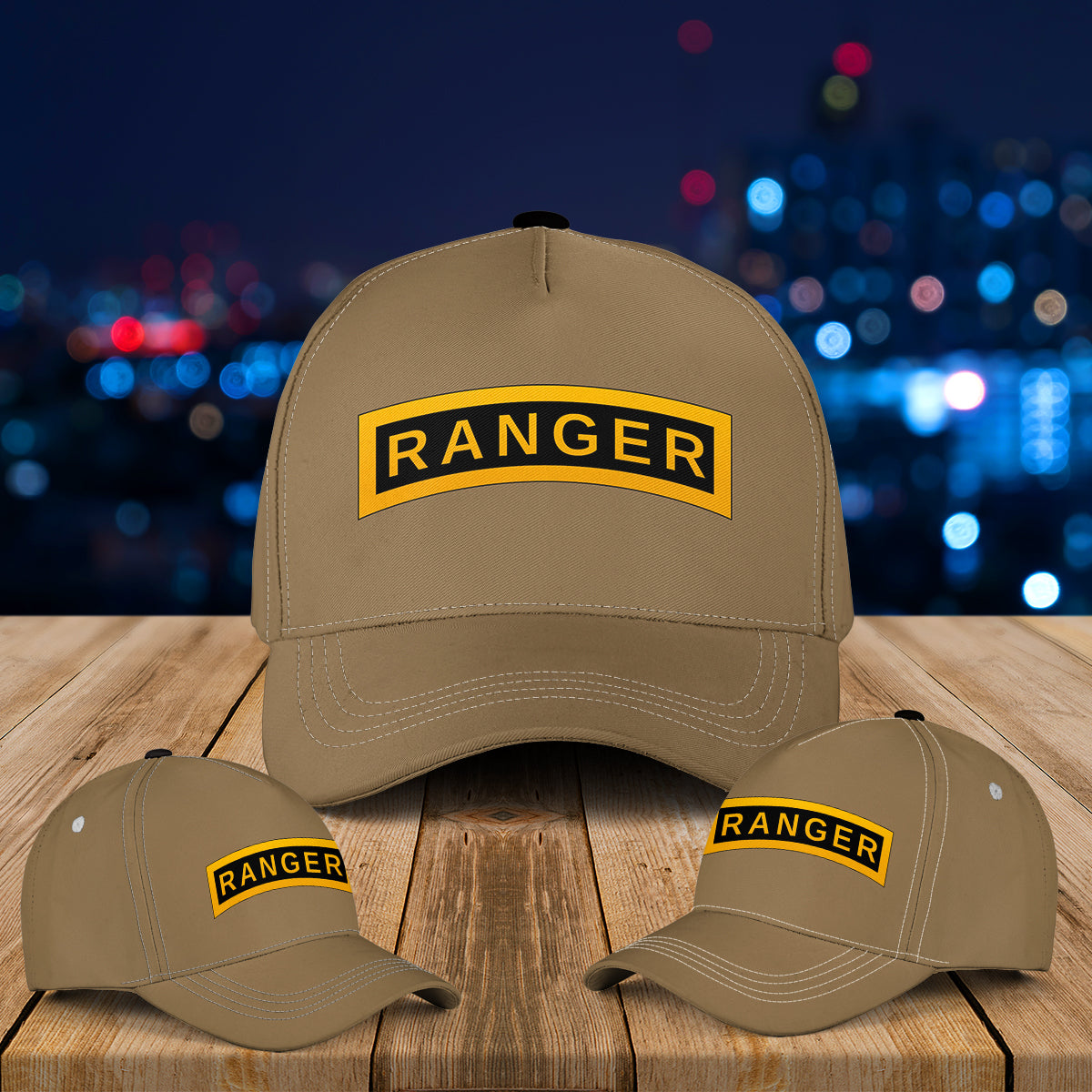 US Army RANGER Tab Embroidered Cap