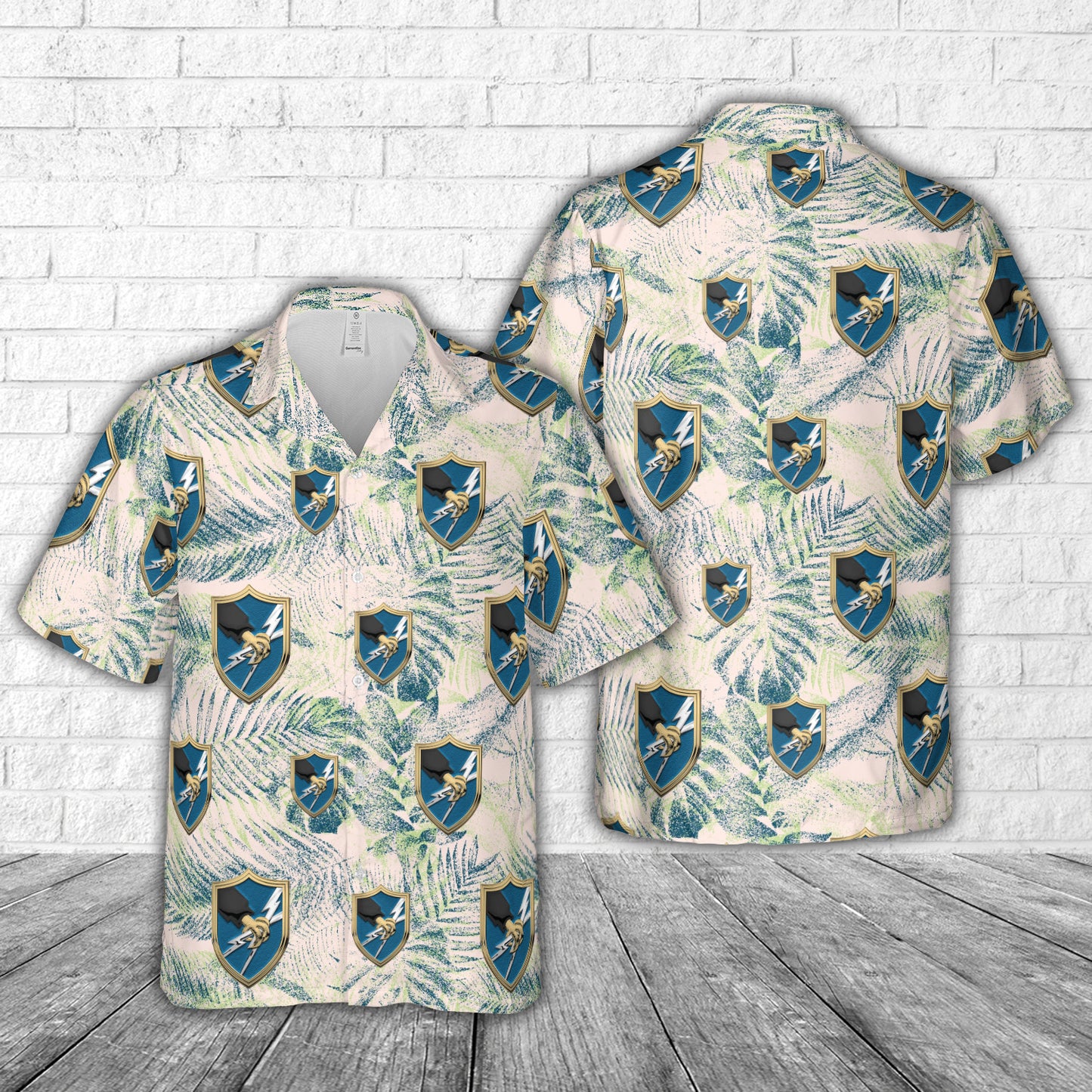 US Army Security Agency Patch Hawaiian Shirt