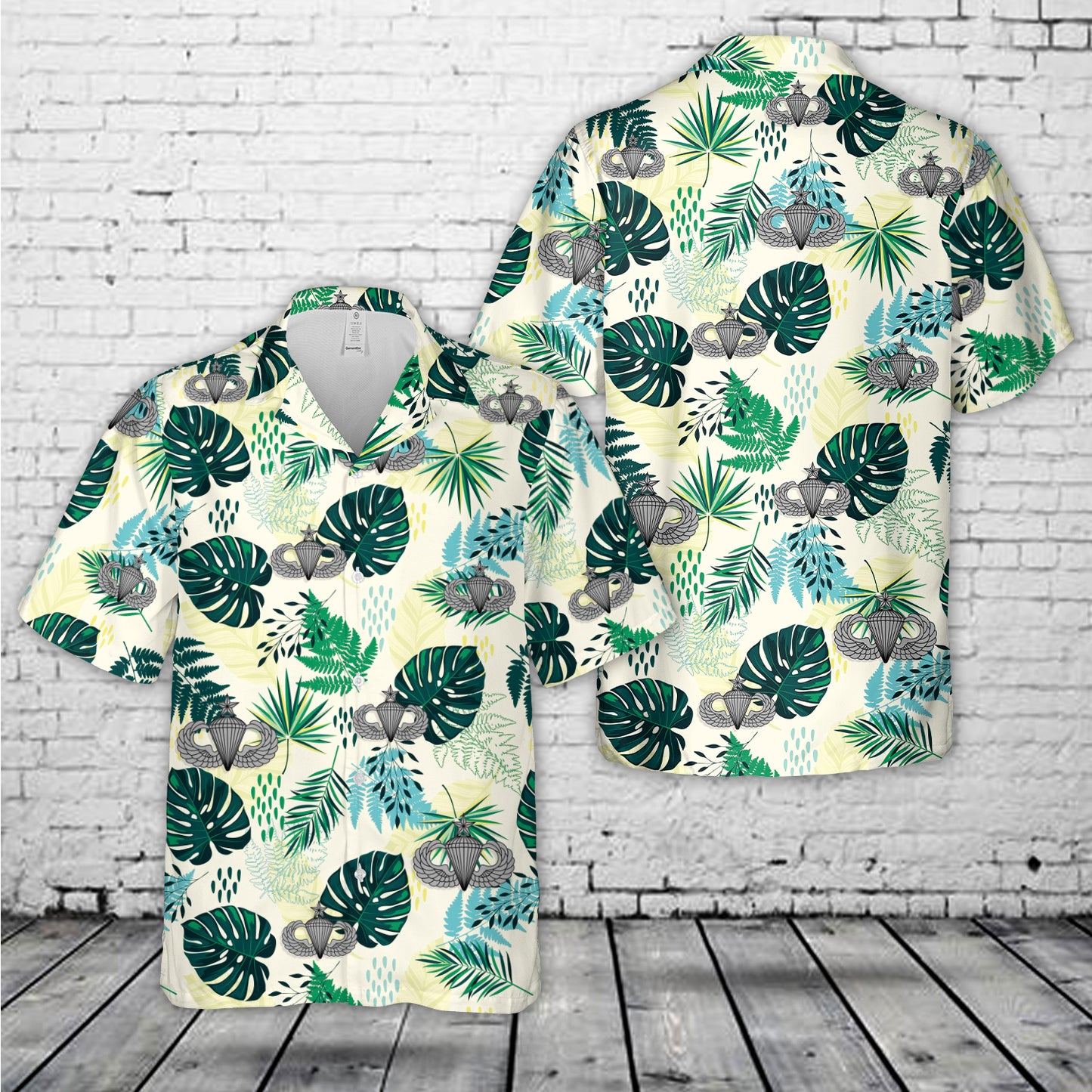 US Army Senior Parachutist Badge Hawaiian Shirt