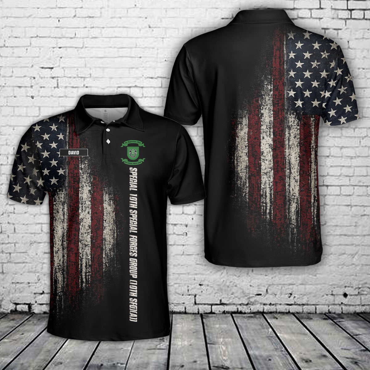 US Army Special 10th Special Forces Group (10th SFG)(A)) Polo Shirt