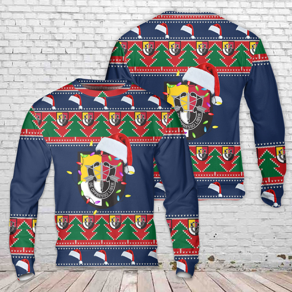 US Army Special Forces 3rd Special Forces Group (Airborne) (3rd SFG(A)) Christmas Sweater