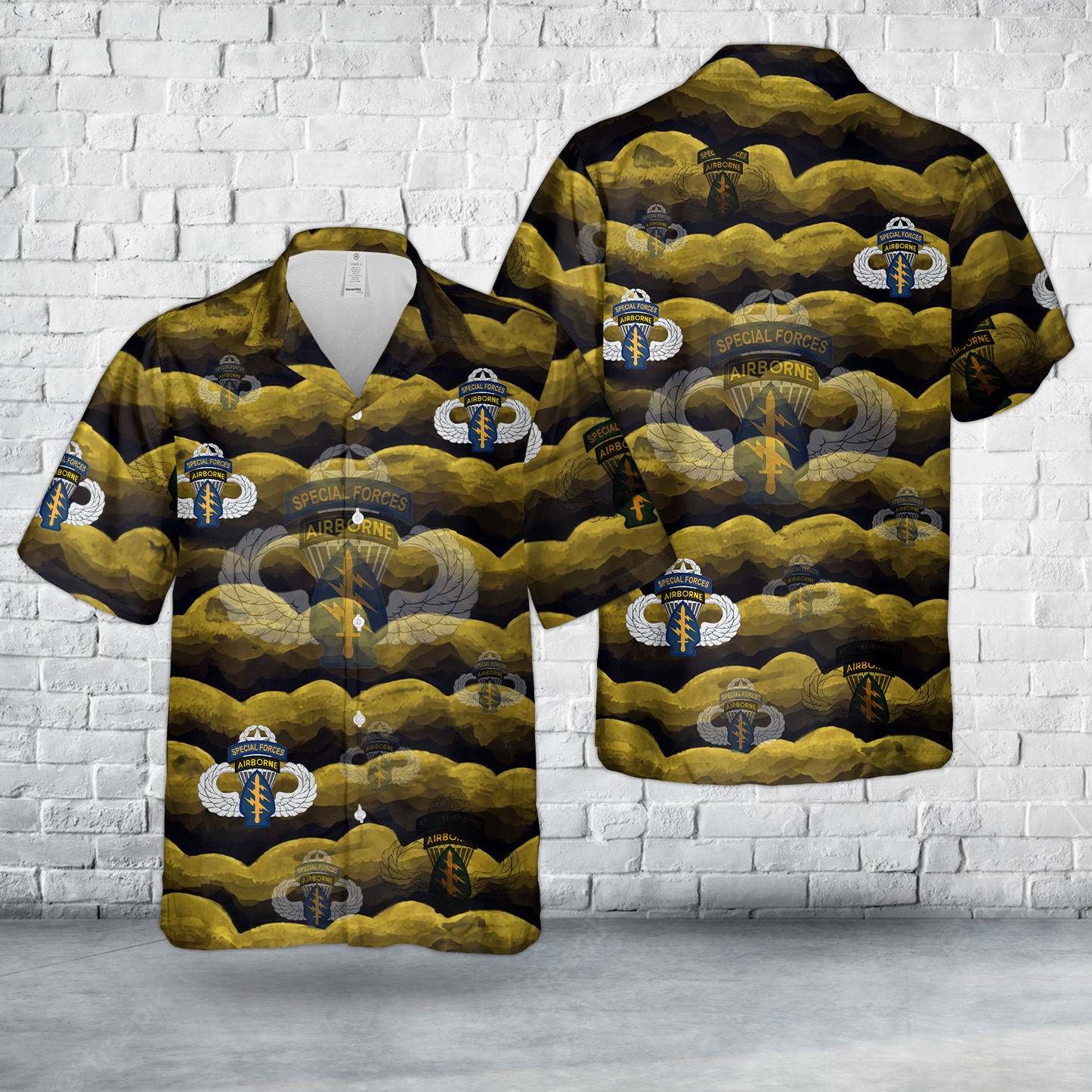 US Army Special Forces Airborne Master Hawaiian Shirt