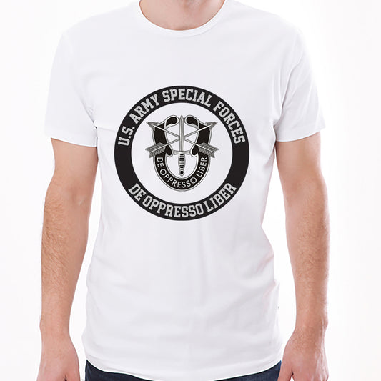 US Army Special Forces De Oppresso Liber Classic Unisex T-Shirt Gildan 5000 (Made In US) NLMP2204PT10