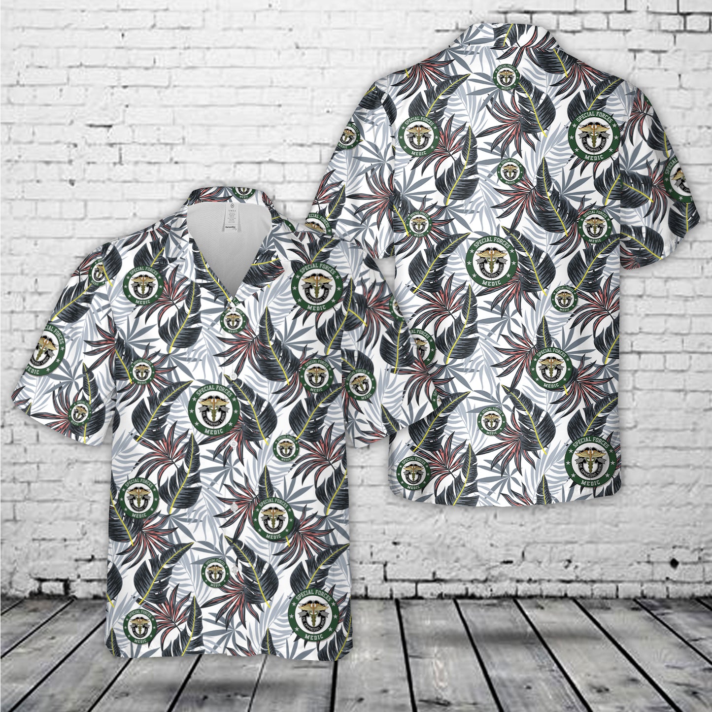 US Army Special Forces Medic 18Delta Veteran Hawaiian Shirt