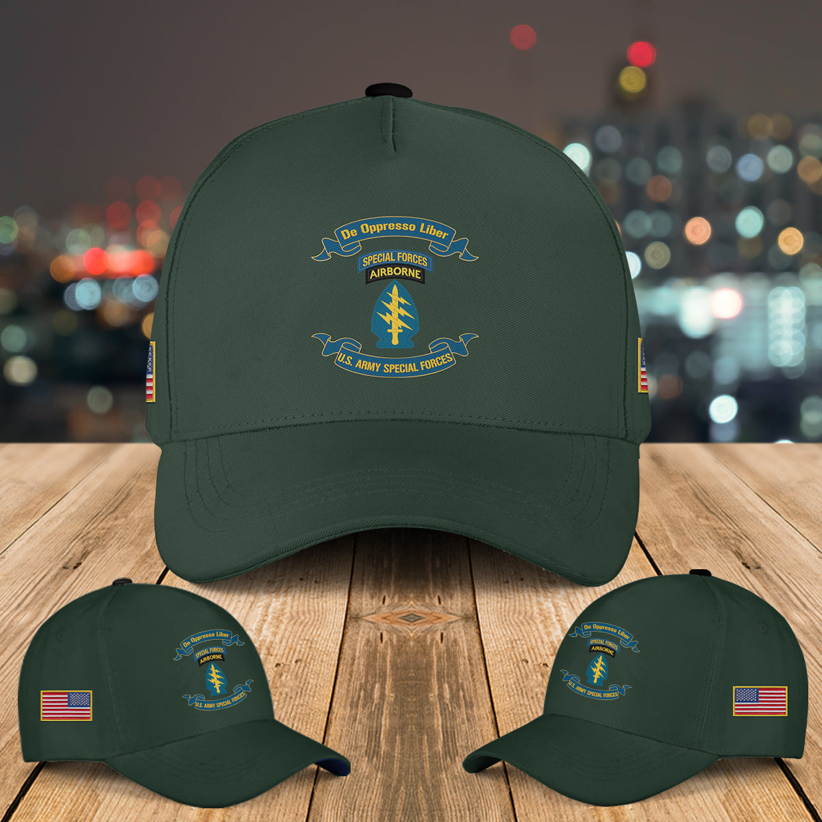 US Army Special Forces - Green Berets SFG De Oppresso Liber Baseball Cap