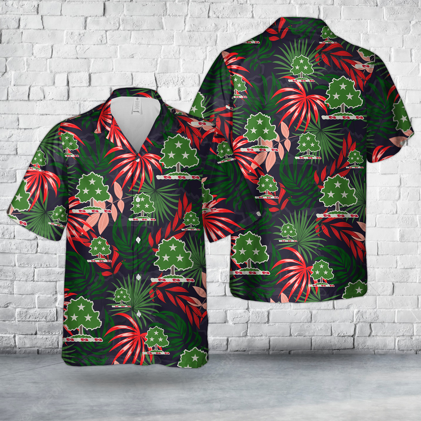 US Army Tennessee Army National Guard Hawaiian Shirt