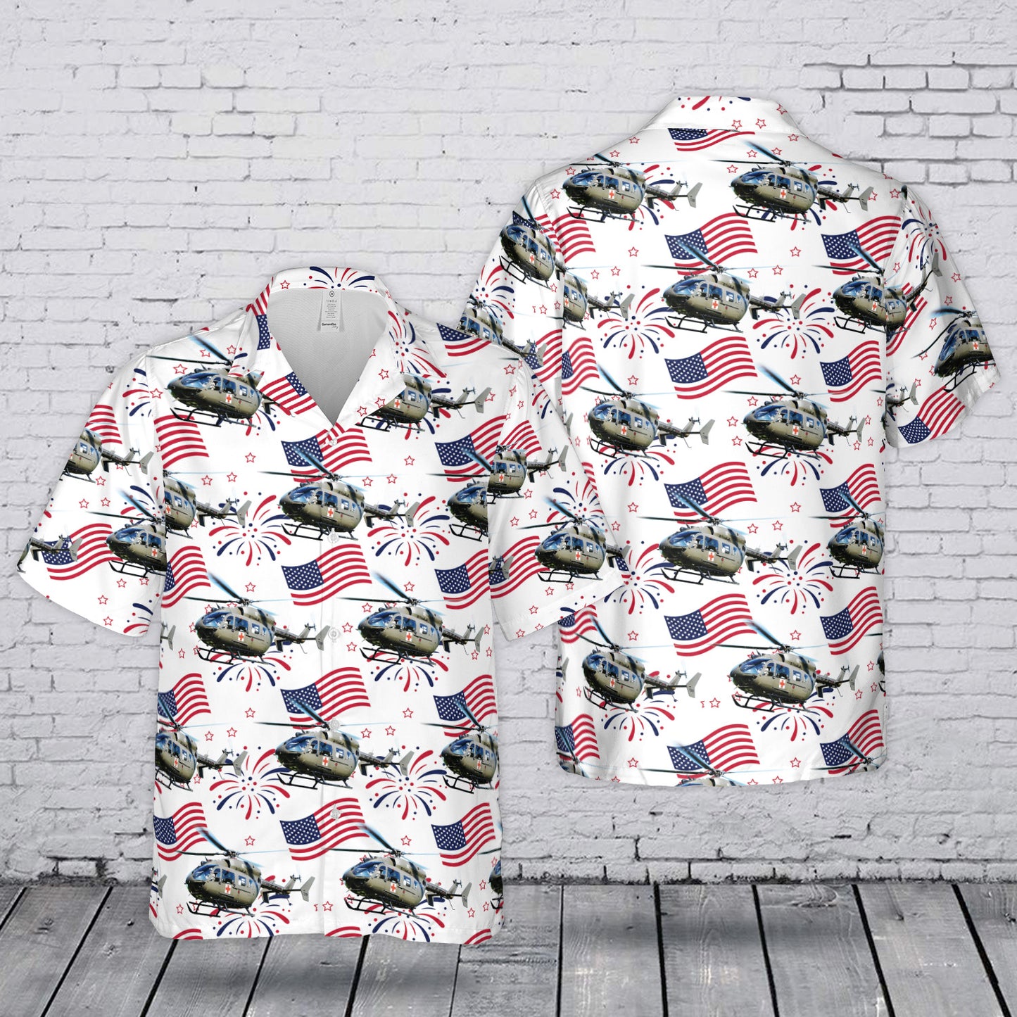 US Army UH-72 Lakota 4th July 250th Anniversary 1776-2026 Hawaiian Shirt