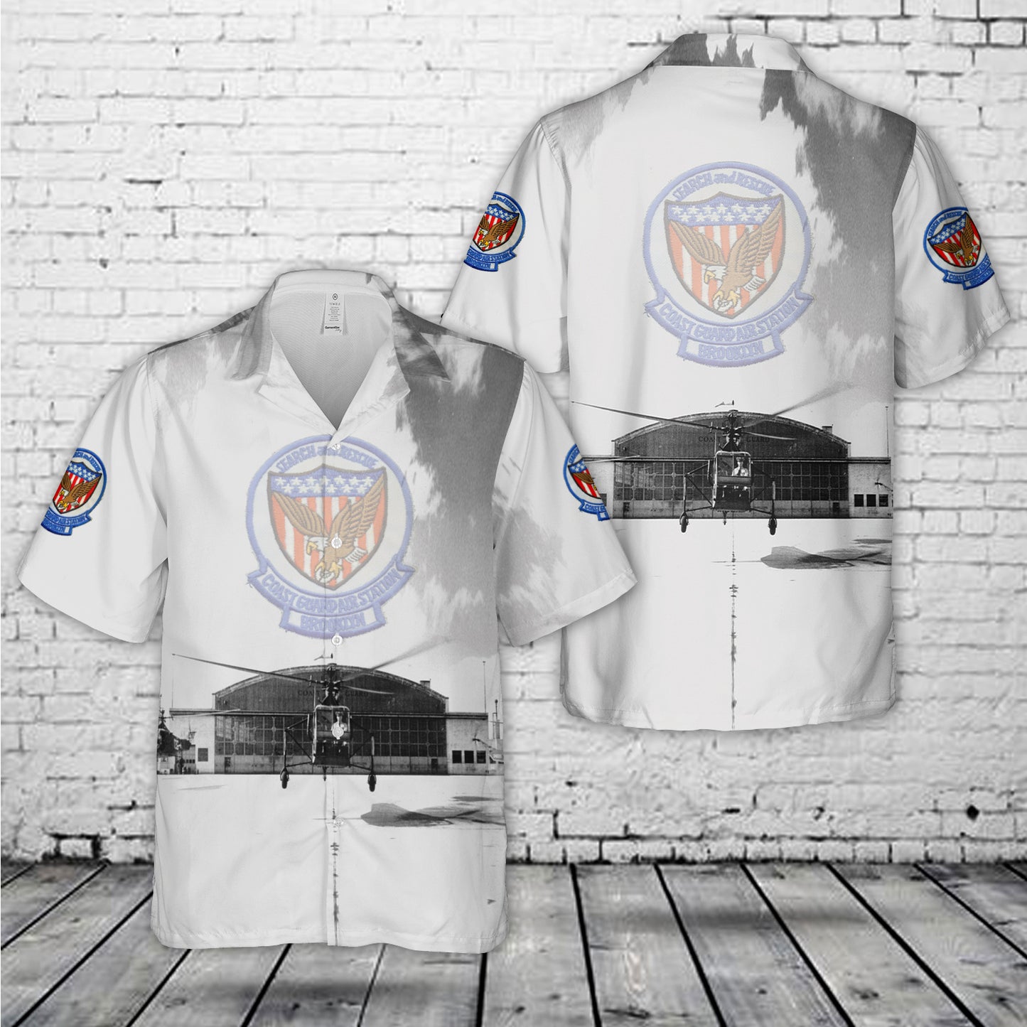 US Coast Guard Air Station Brooklyn Hawaiian Shirt