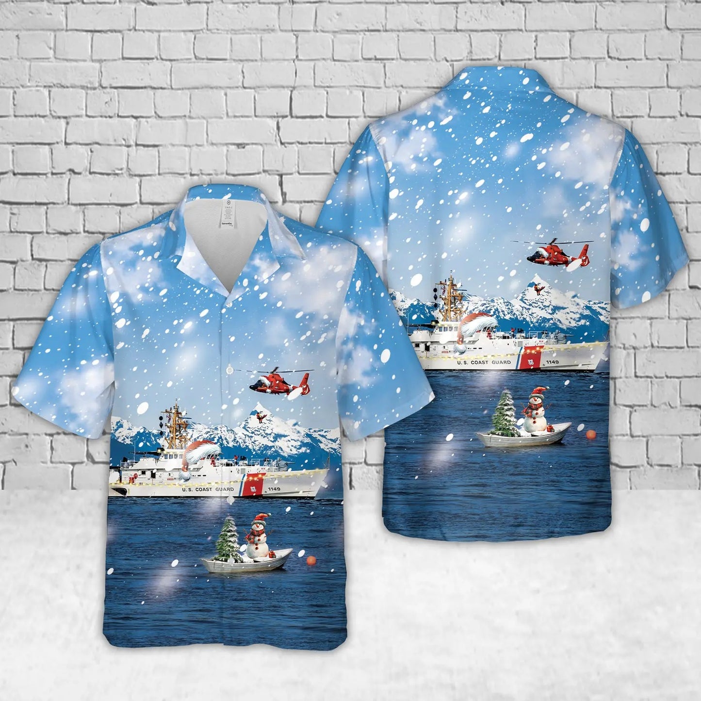 US Coast Guard Air Station Sitka Christmas Hawaiian Shirt