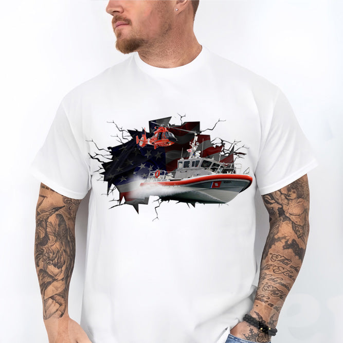 US Coast Guard Classic Unisex T-Shirt Gildan 5000 (Made In US)
