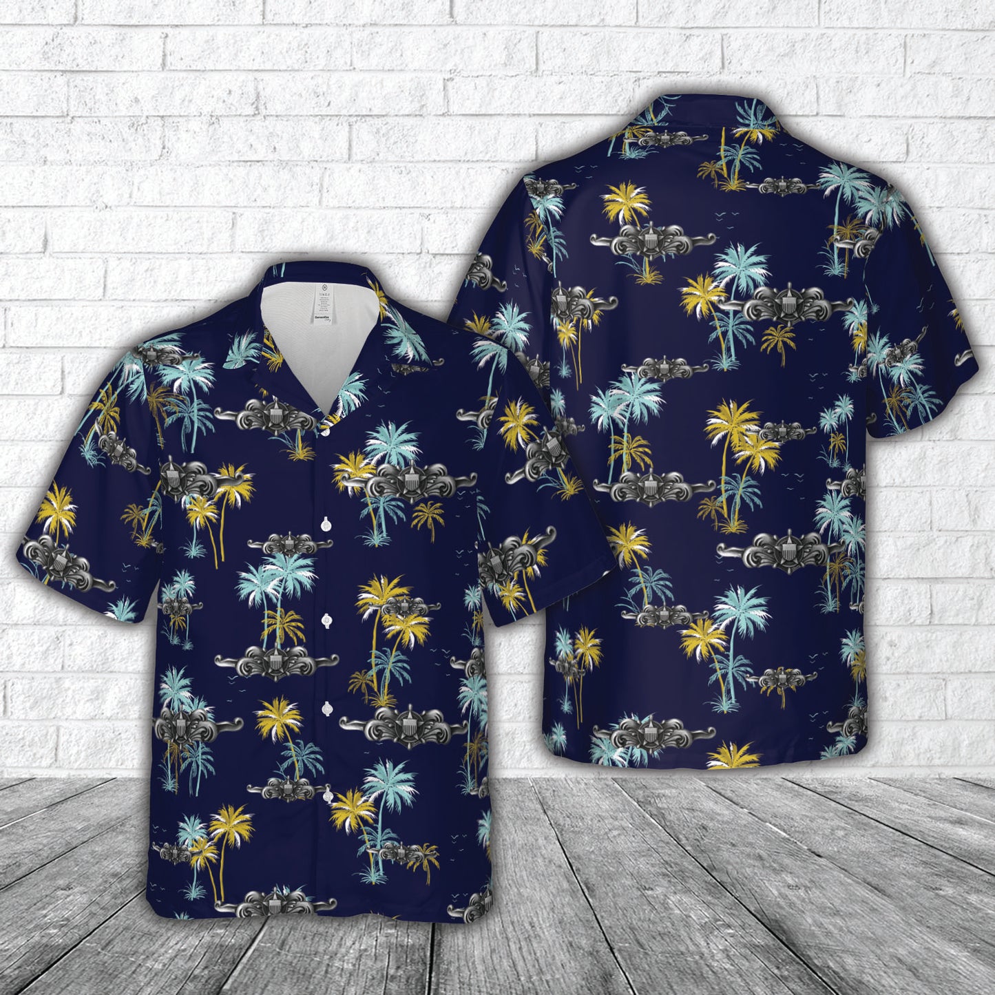 US Coast Guard Cutterman insignia - enlisted Hawaiian Shirt