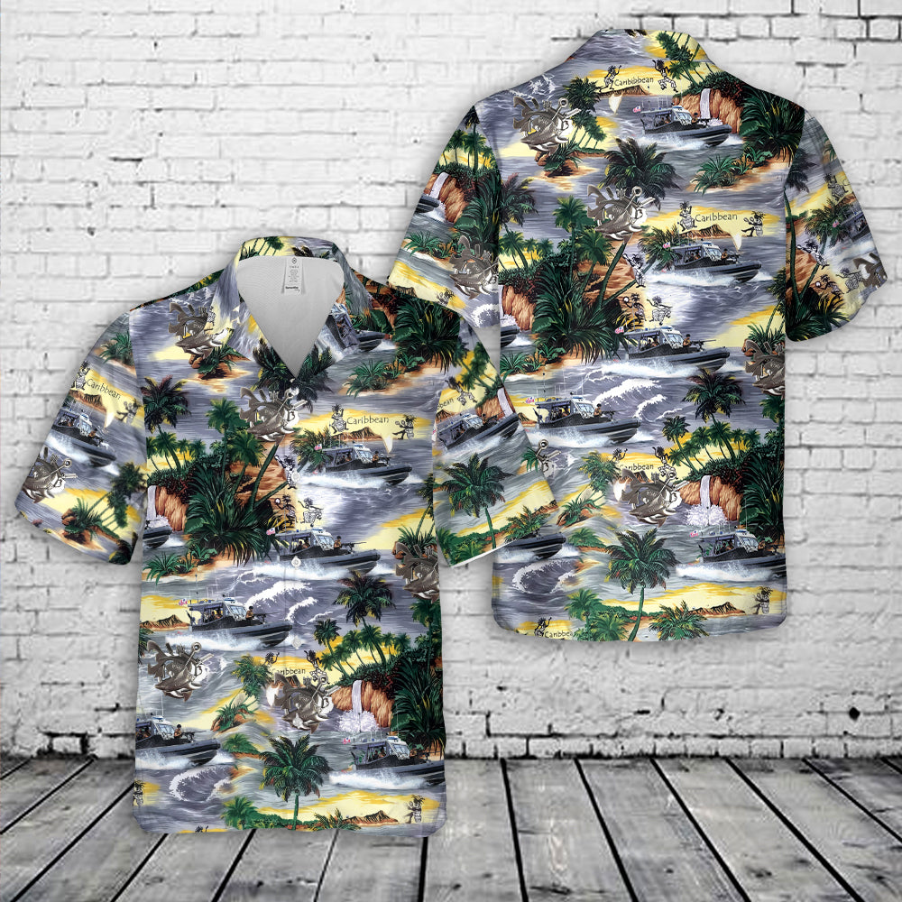 US Coast Guard Port Security Units 307 Hawaiian Shirt