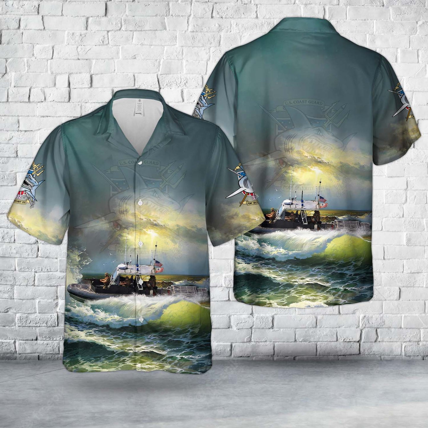 US Coast Guard Port Security Units PSU 312 Hawaiian Shirt