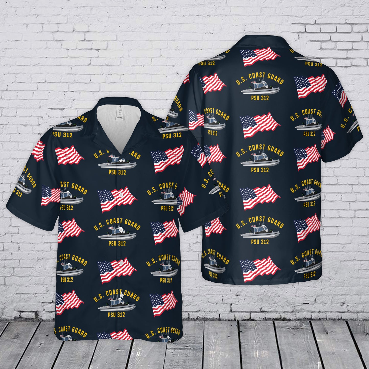US Coast Guard Port Security Units PSU 312 Hawaiian Shirt