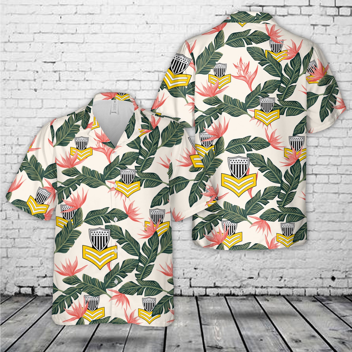 US Coast Guard Rank Petty Officer FIRST Class Hawaiian Shirt