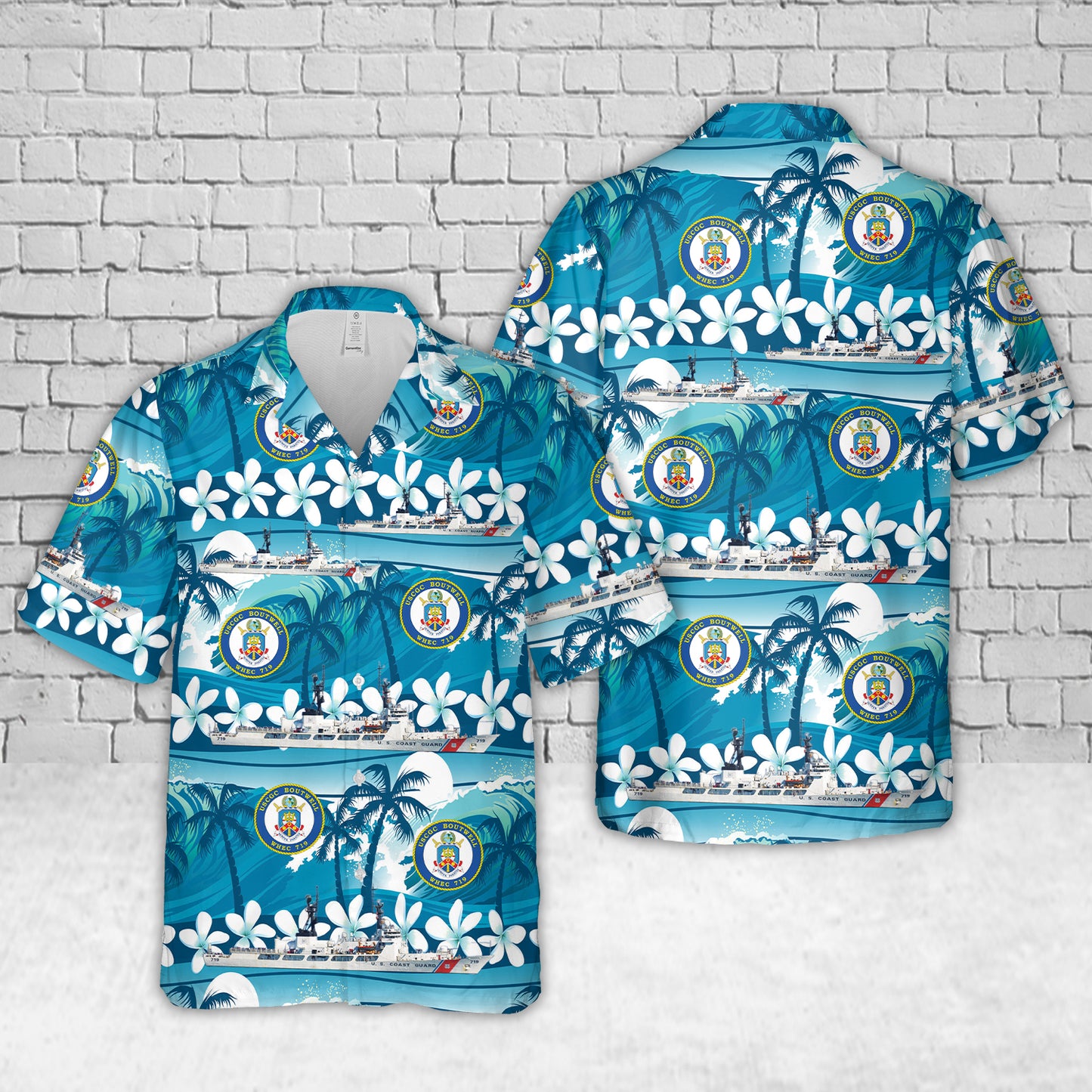 US Coast Guard USCGC Boutwell (WHEC-719) high endurance cutter Hawaiian Shirt