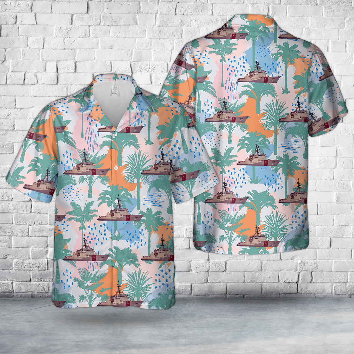 US Coast Guard USCGC Straton (WMSL-752) Legend-class cutter Hawaiian Shirt