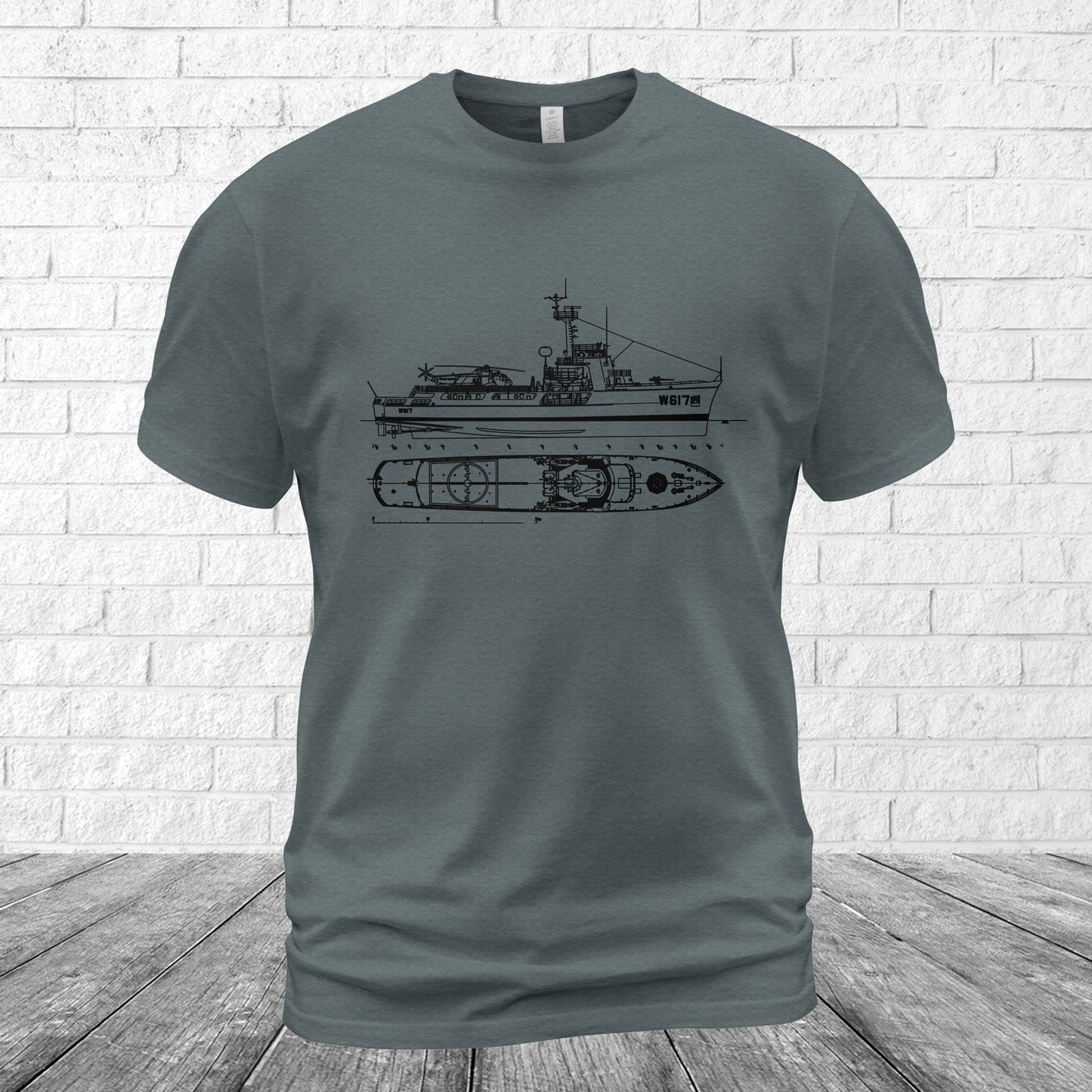 US Coast Guard USCGC Vigilant (WMEC-617) Classic Unisex T-Shirt Gildan 5000 (Made In US)