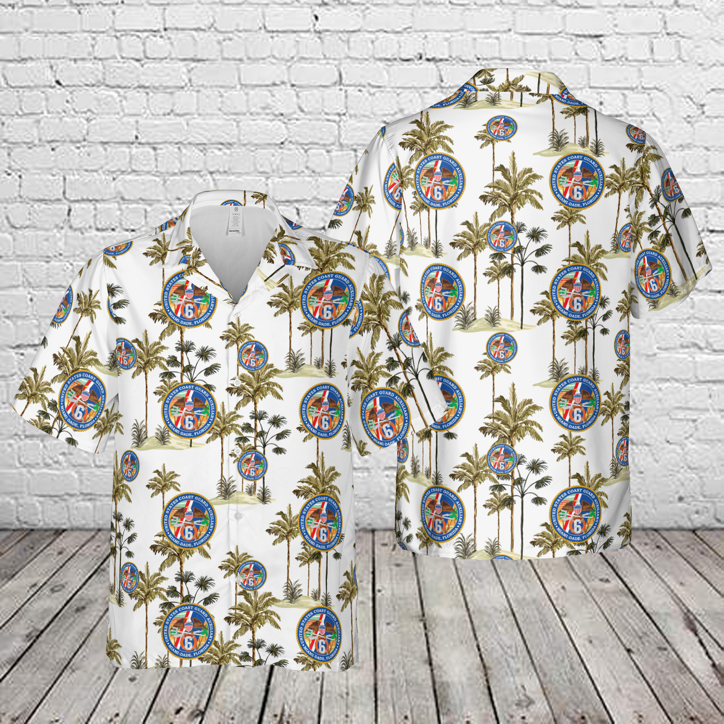 US Coast Guard (USCG) Auxiliary Division 6 Hawaiian Shirt