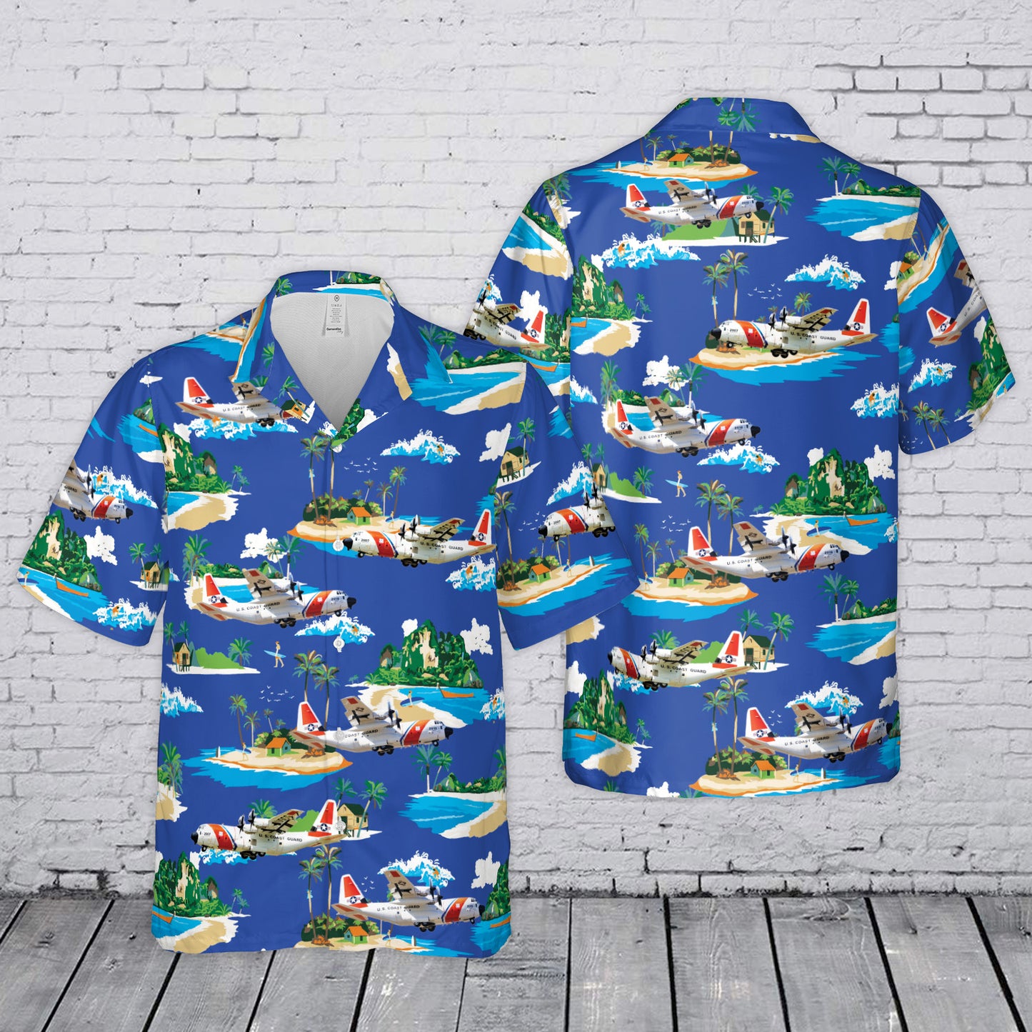US Coast Guard (USCG) HC-130 Hawaiian Shirt