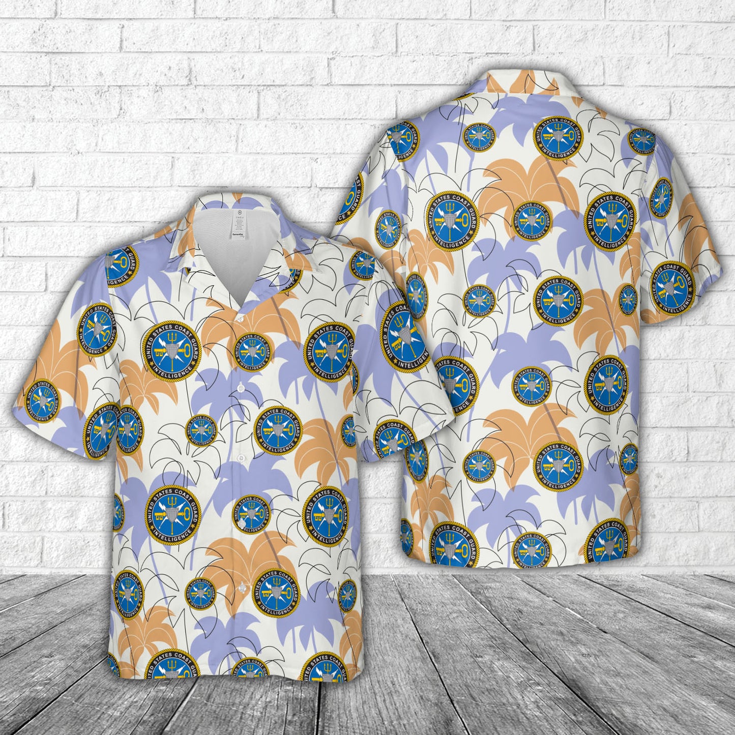 US Coast Guard (USCG) Intelligence Hawaiian Shirt