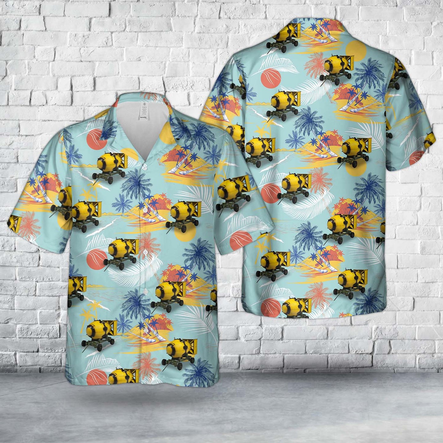 US Fat Man Atomic Bomb WWII Hawaiian Shirt