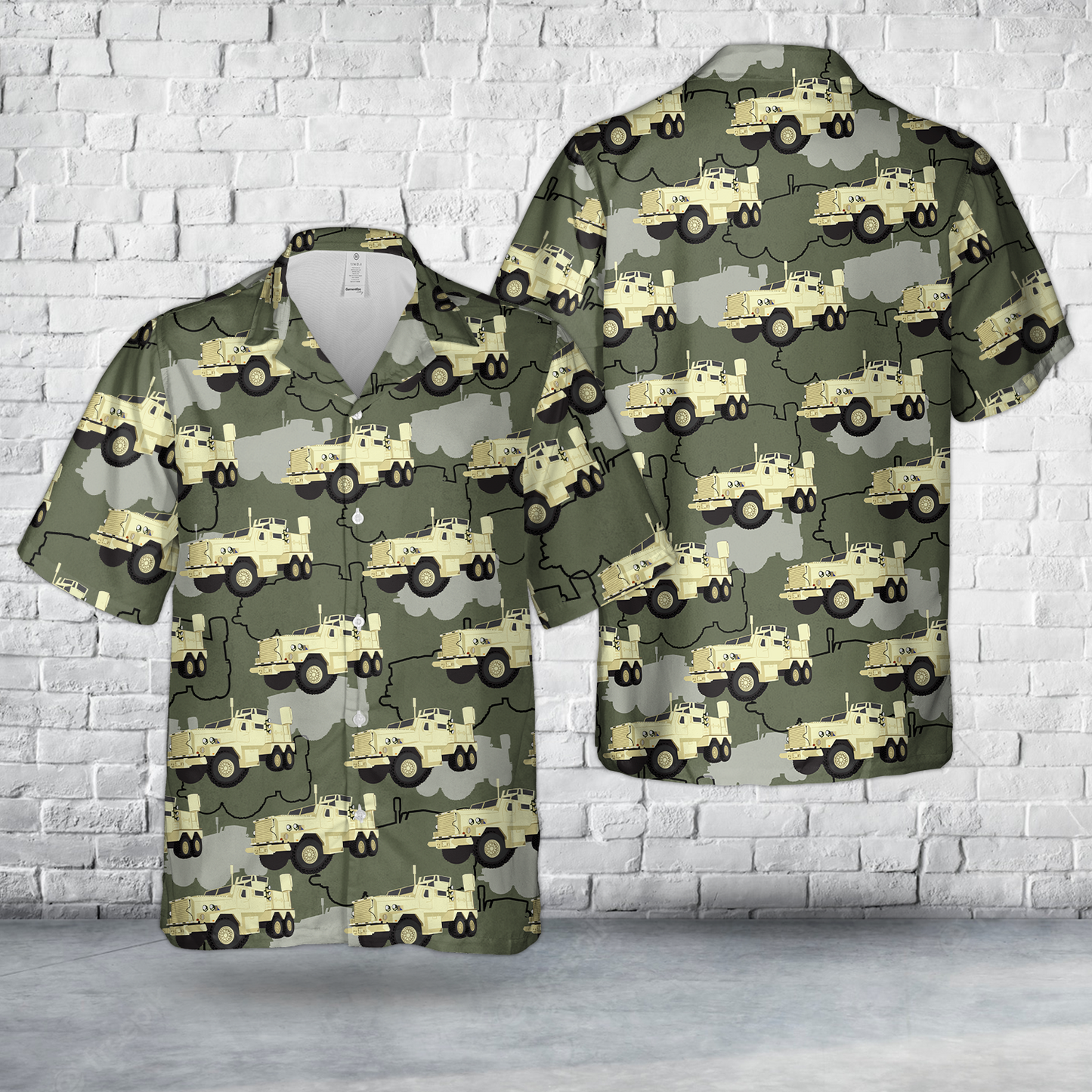 US Joint EOD Recon Vehicle (JERV) Hawaiian Shirt