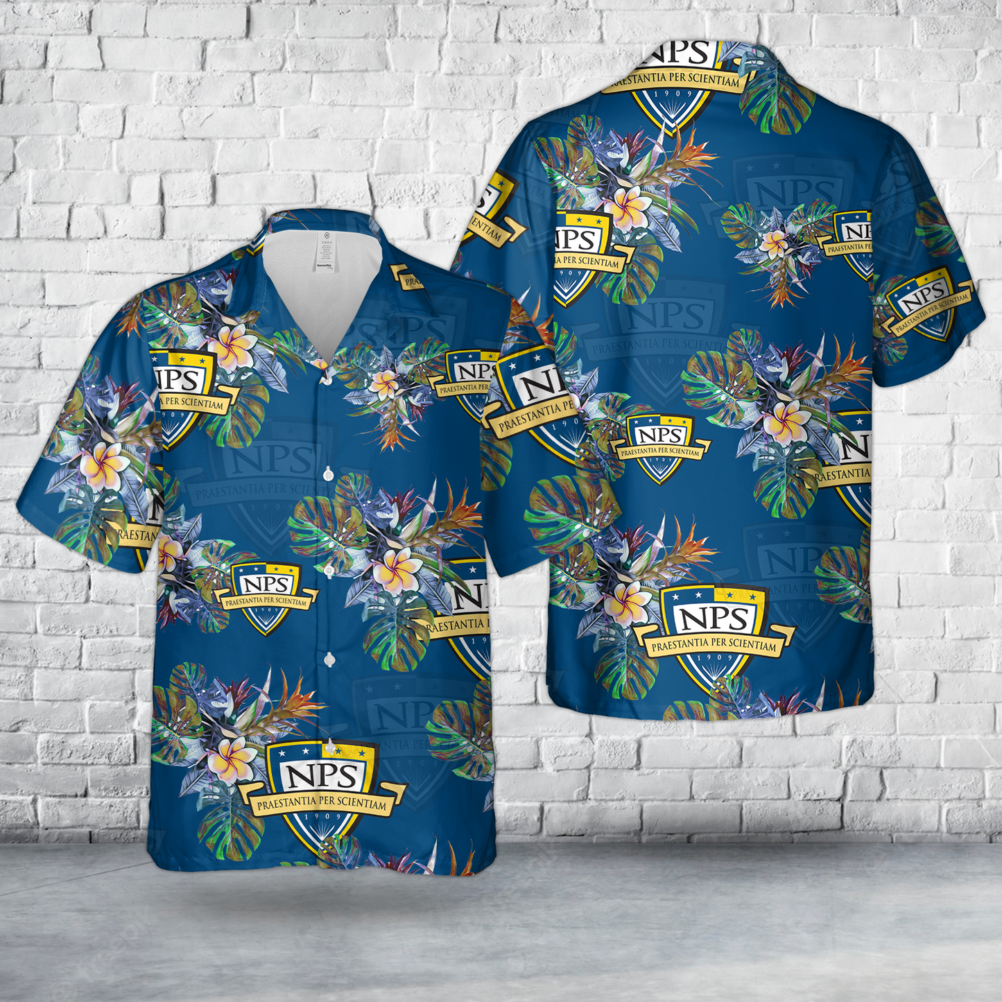 US Naval Postgraduate School (NPS) Hawaiian Shirt