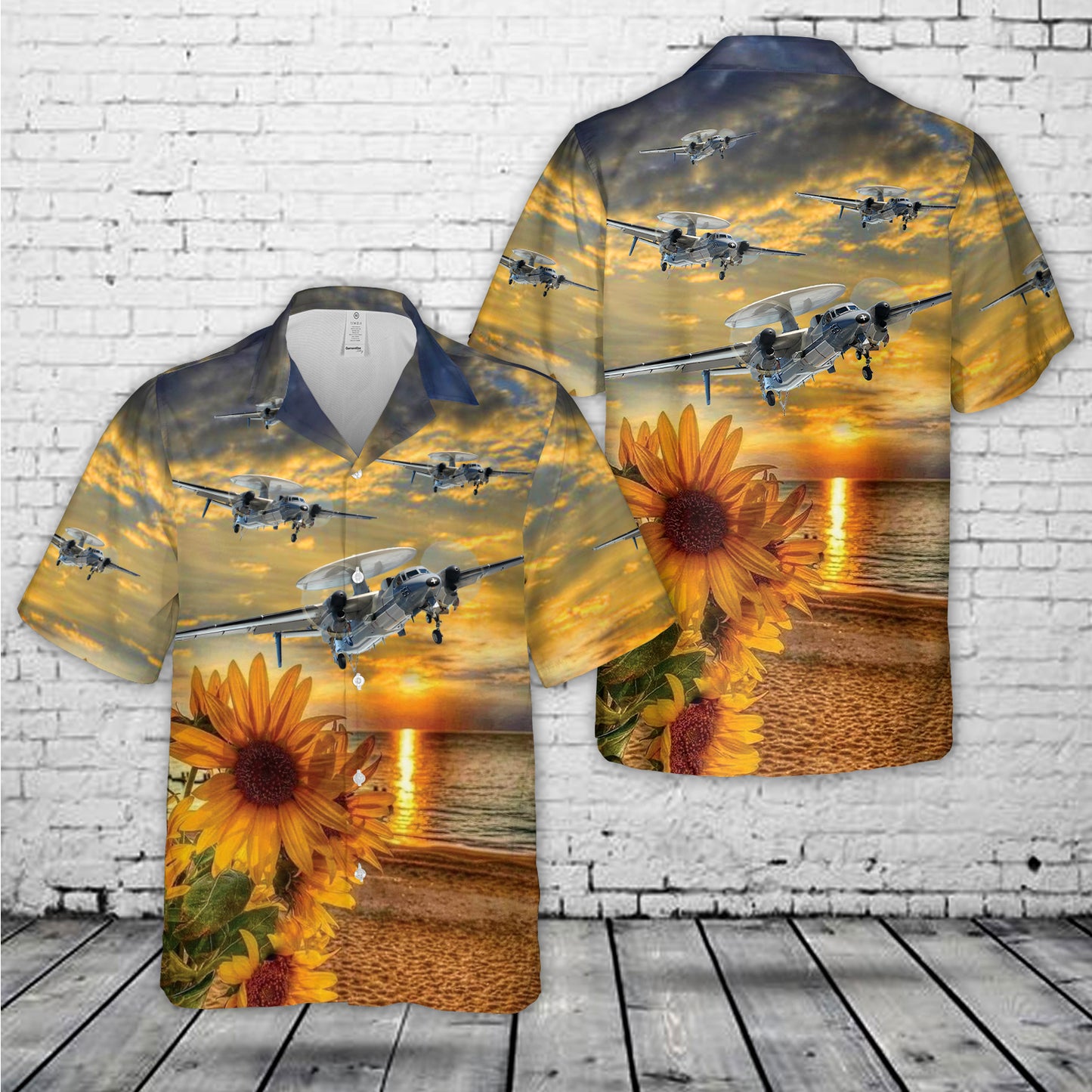 US Navy Airborne Command & Control Squadron 120 (VAW-120) Hawaiian Shirt