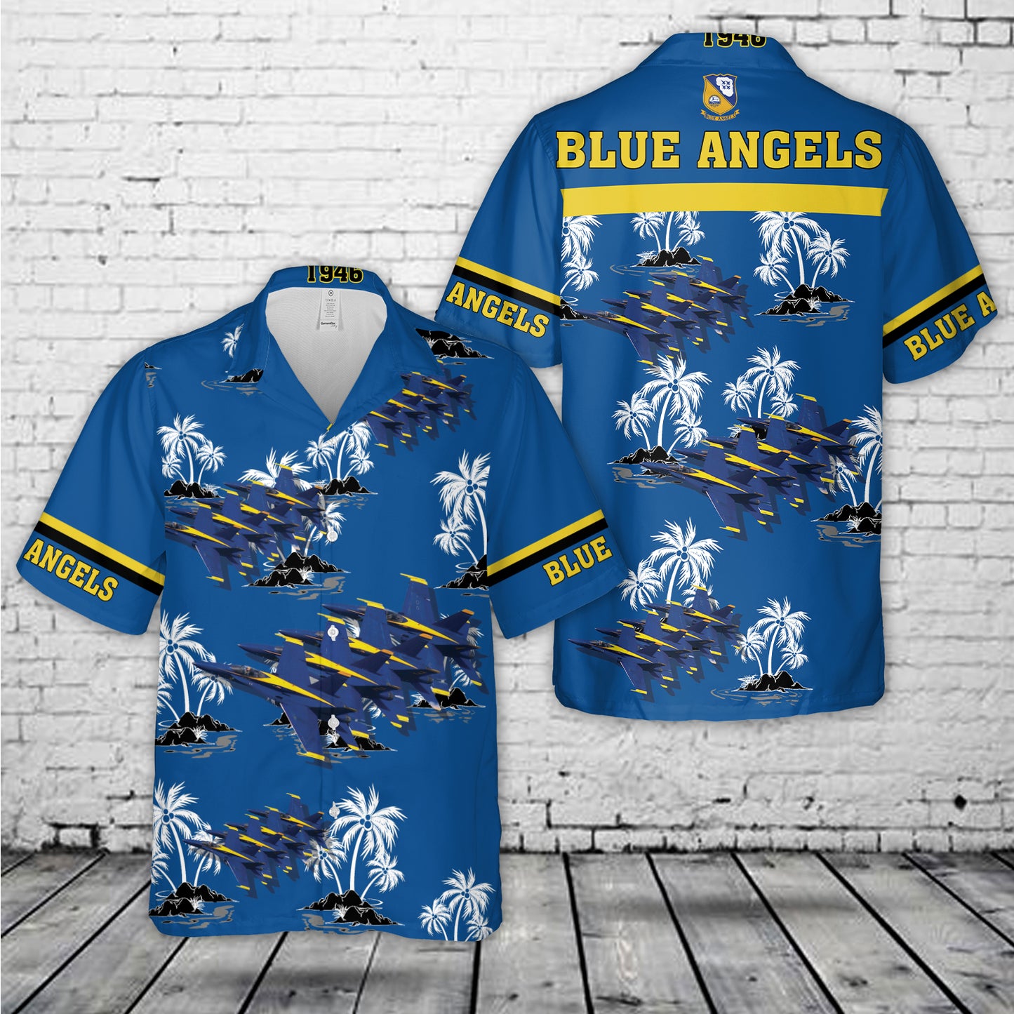 US Navy Blue Angels Hawaiian Shirt