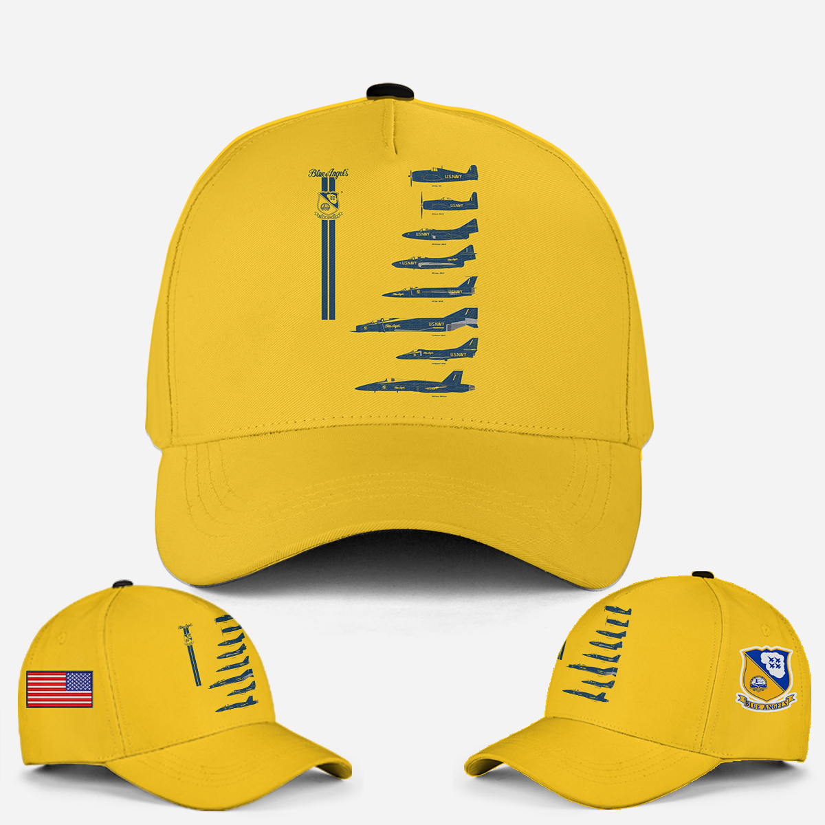 US Navy Blue Angels History Baseball Cap – Merch Gears