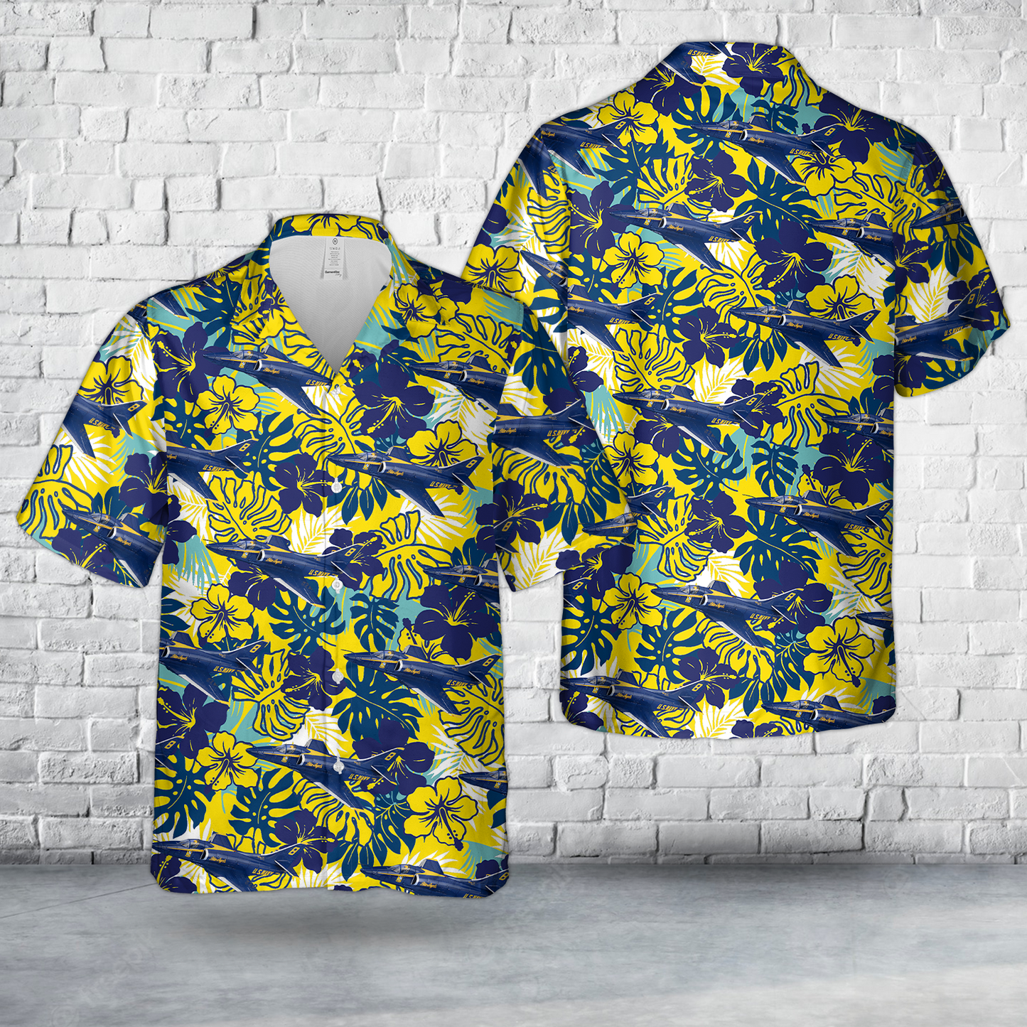 US Navy Blue Angels #8 Douglas A-4E Skyhawk Hawaiian Shirt