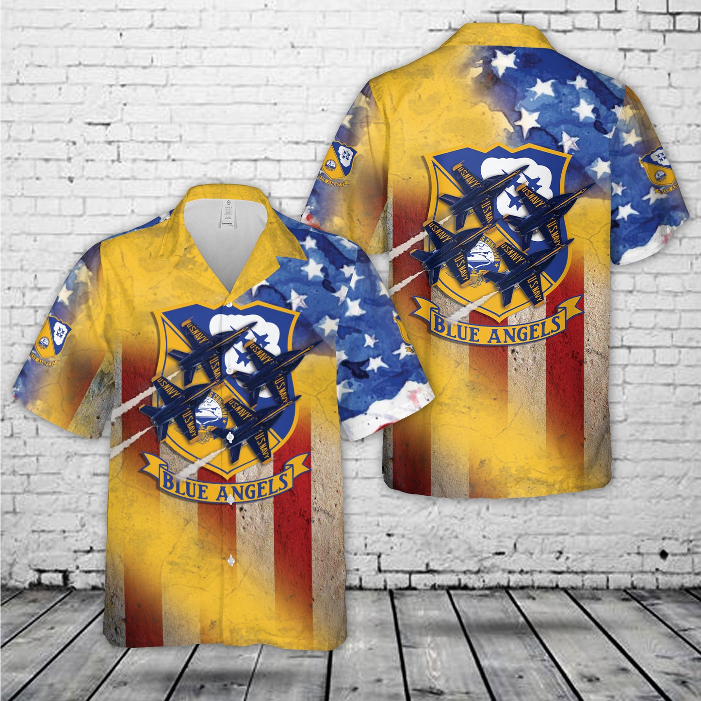 US Navy Blue Angels, 4th Of July Hawaiian Shirt