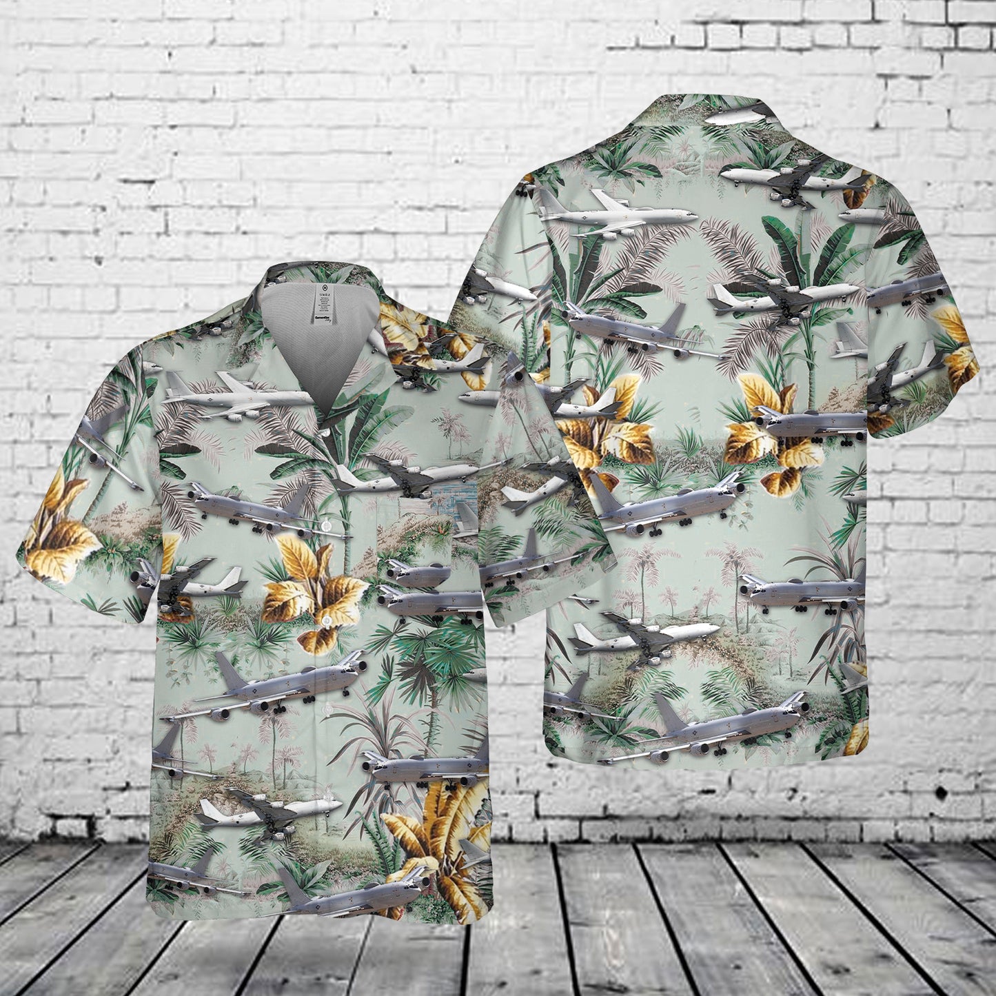 US Navy Boeing E-6 Mercury Pocket Hawaiian Shirt