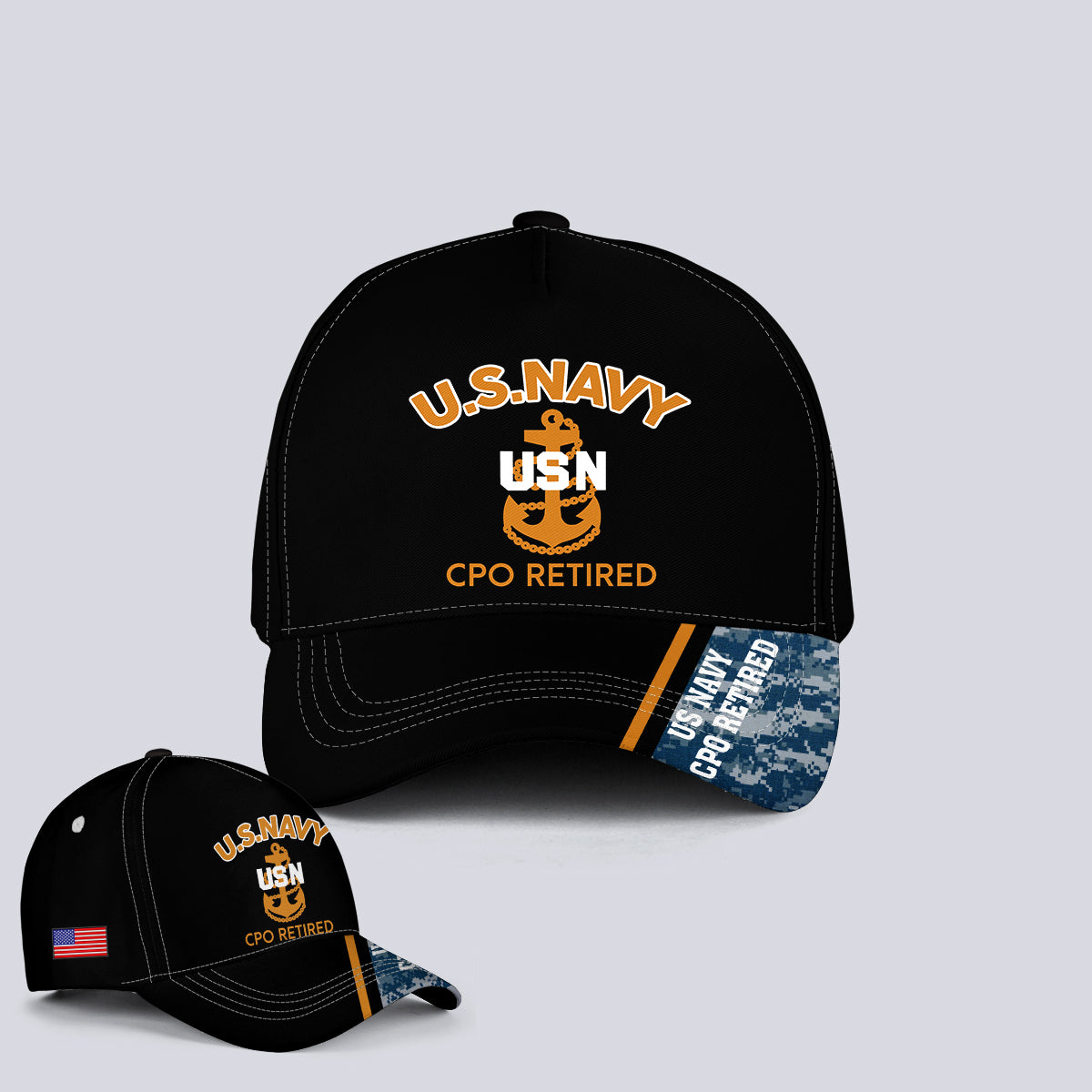 US Navy CPO Retired, Chief Petty Office Baseball Cap