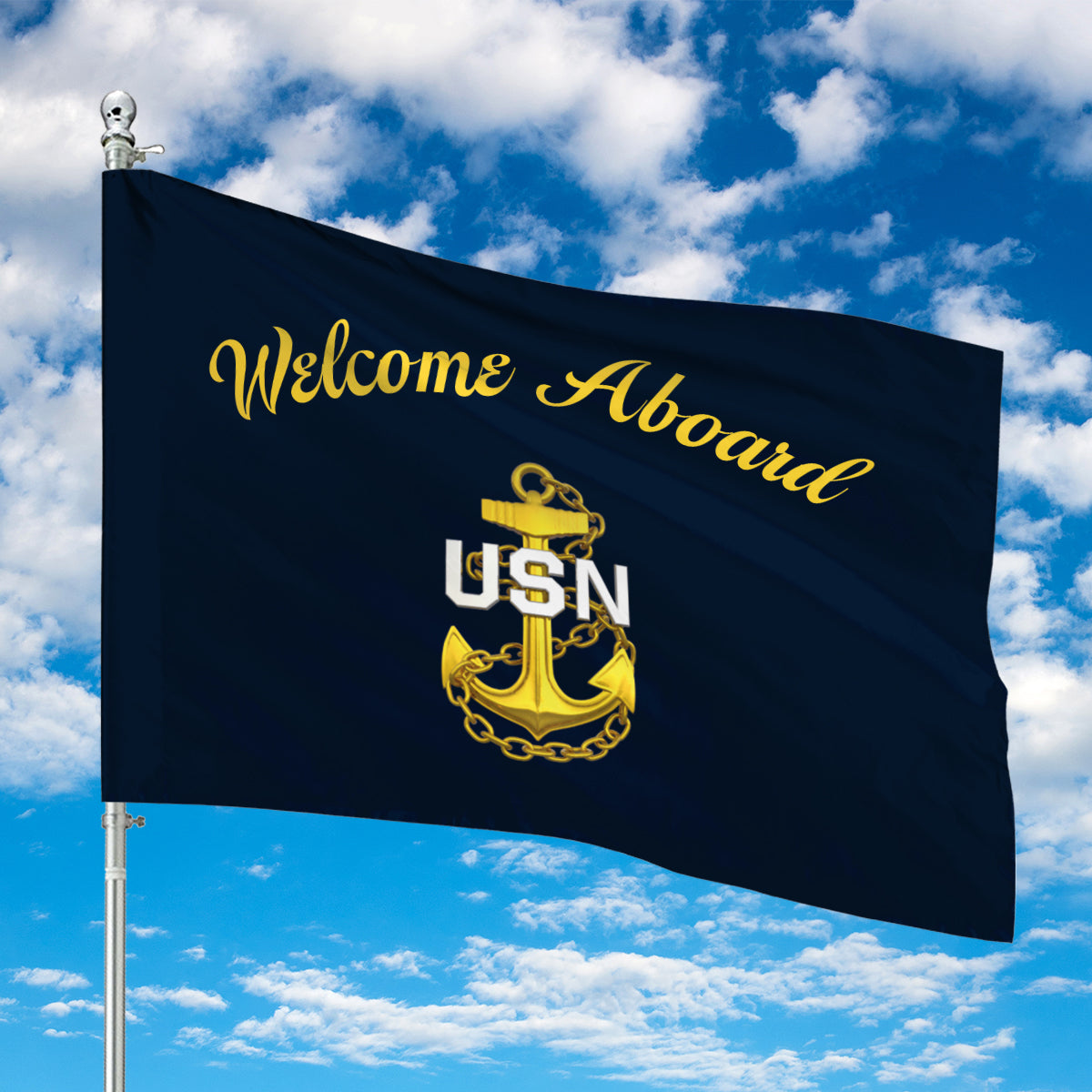 US Navy Chief House Flag