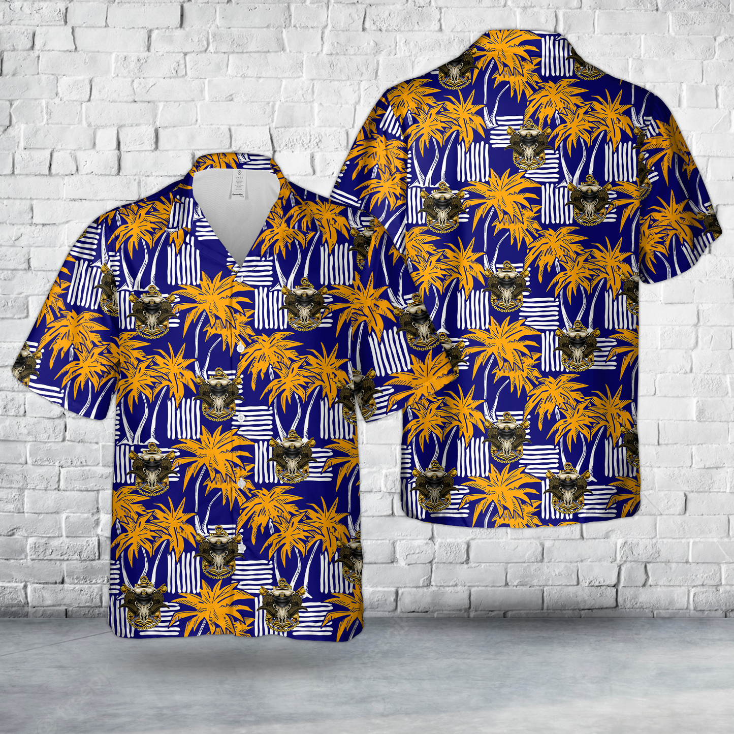 US Navy Chief Goat Locker CPO Chief Petty Officer Hawaiian Shirt