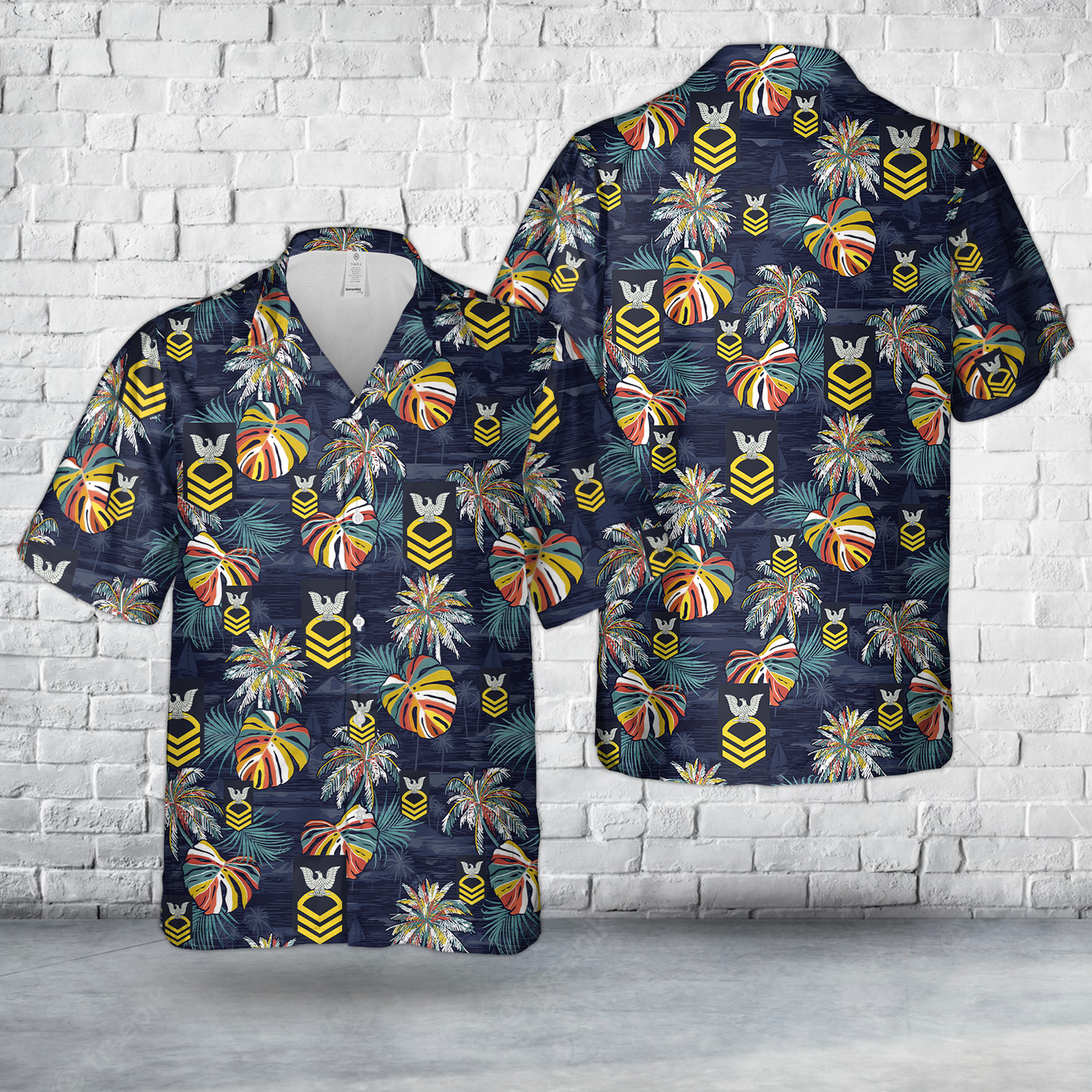 US Navy Chief Petty Officer E-7 Hawaiian Shirt