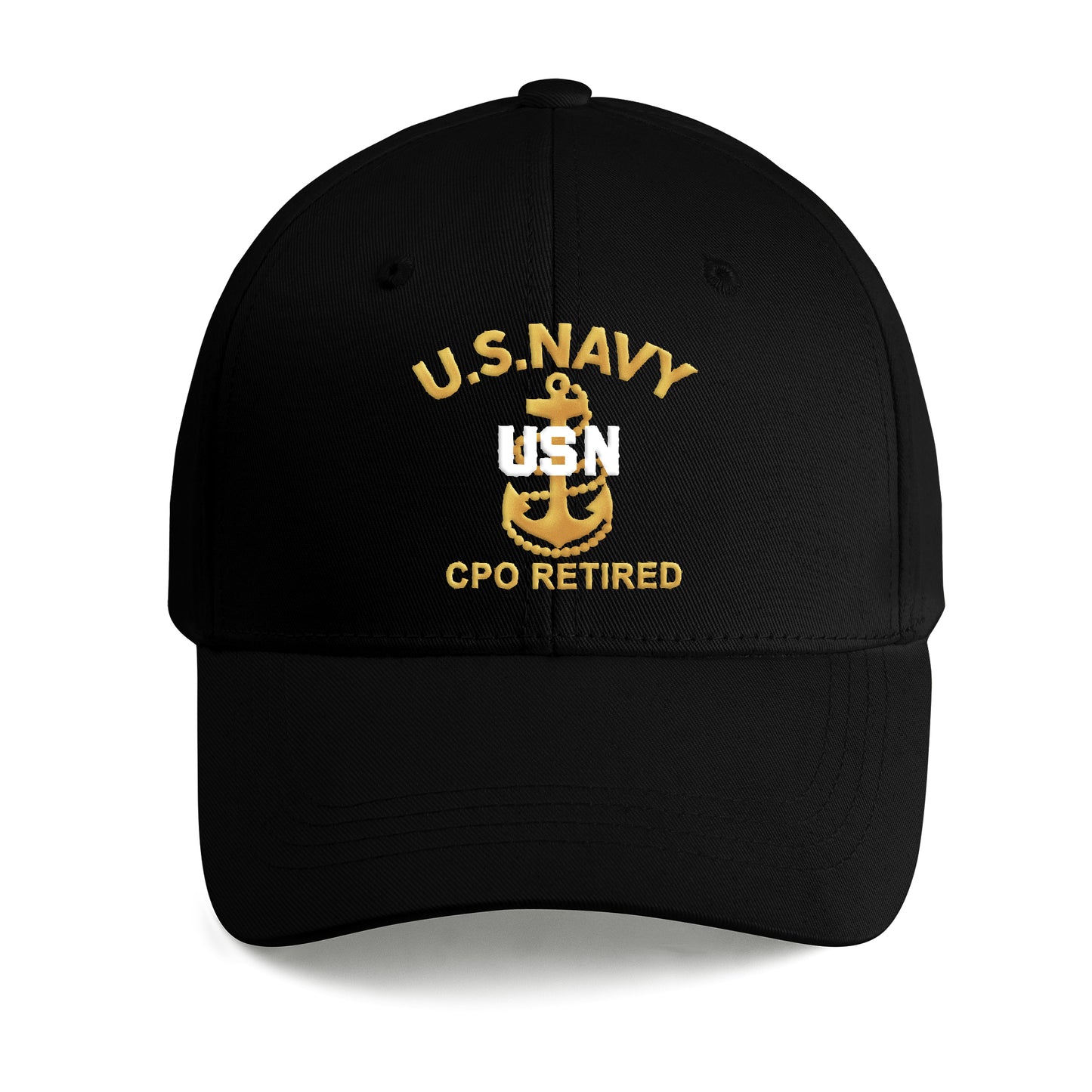 US Navy Chief Petty Officer Retired Embroidered Cap